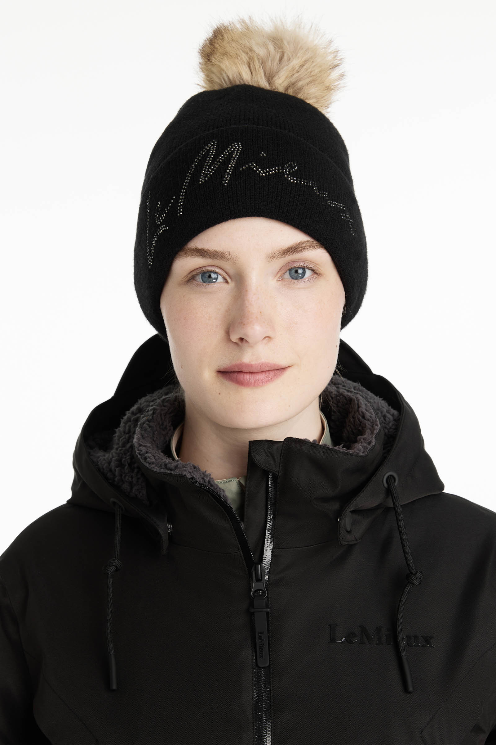 LeMieux Sparkle błyszcząca czapka zimowa