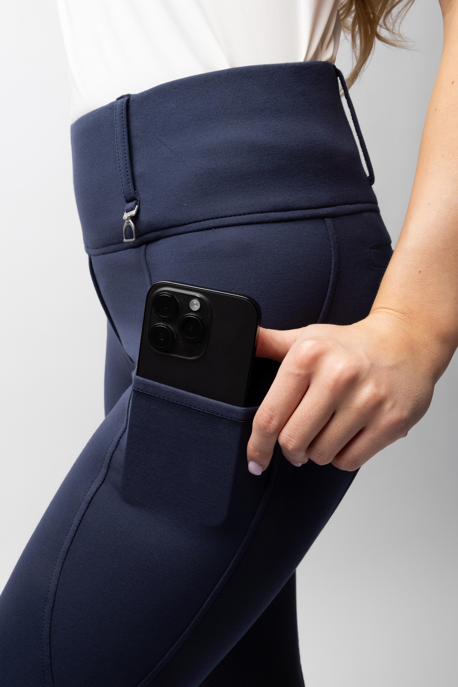 Horze Mira damskie legginsy z pełnym lejem  