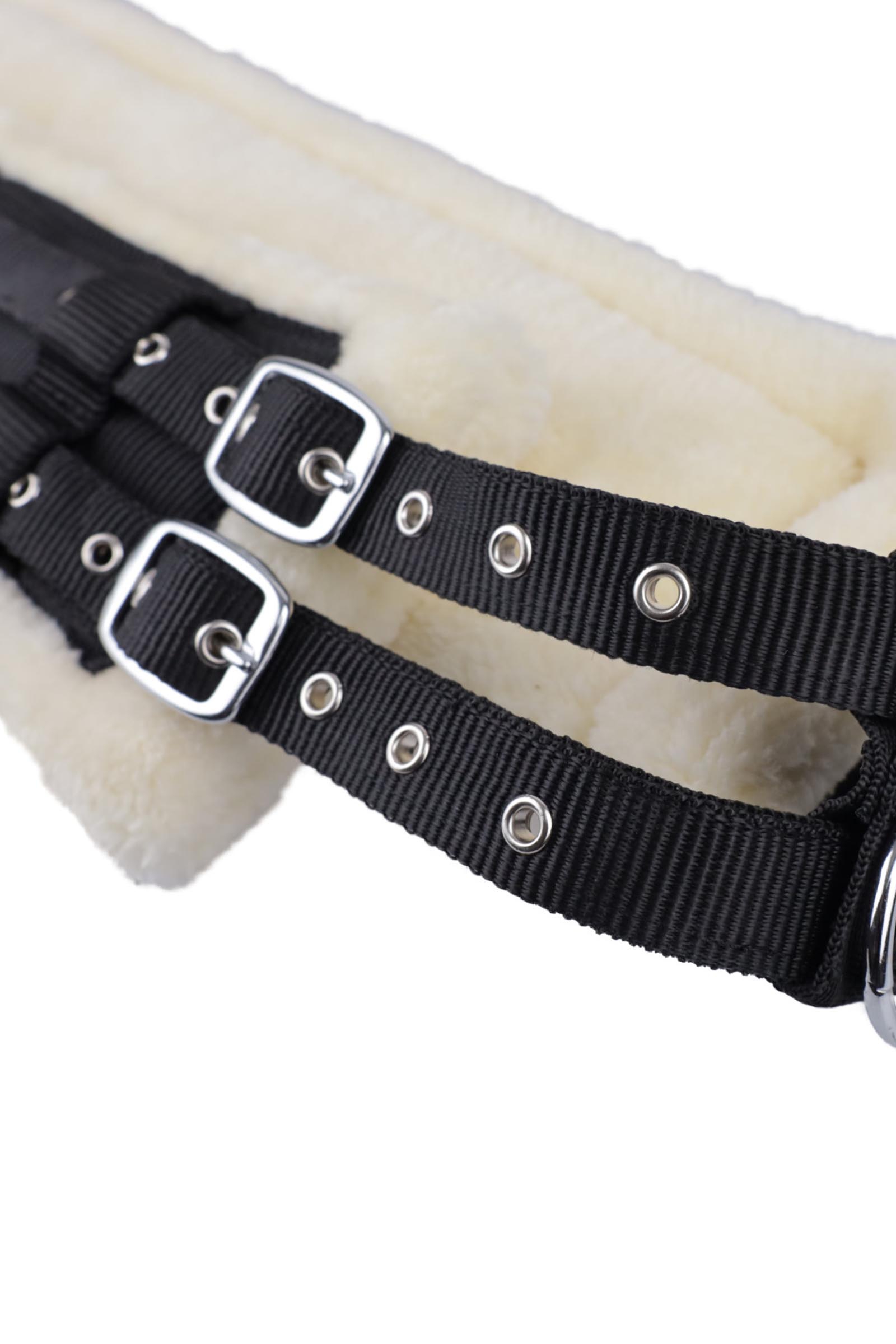 USG pas do lonżowania z podszyciem z futra syntetycznego