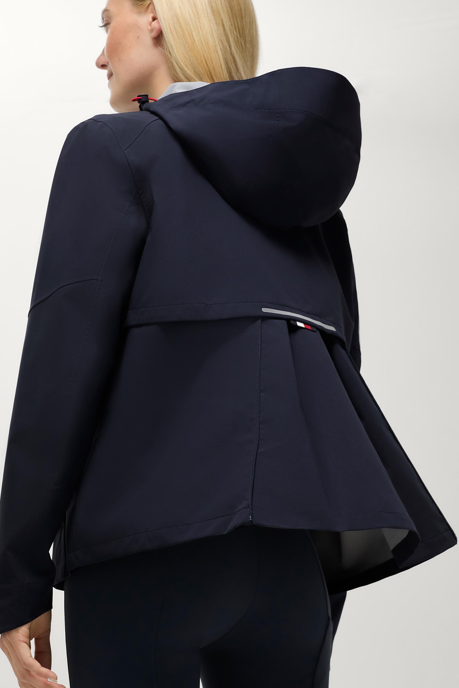 Tommy Hilfiger Equestrian Upland damska kurtka przeciwdeszczowa kompatybilna z airbagiem