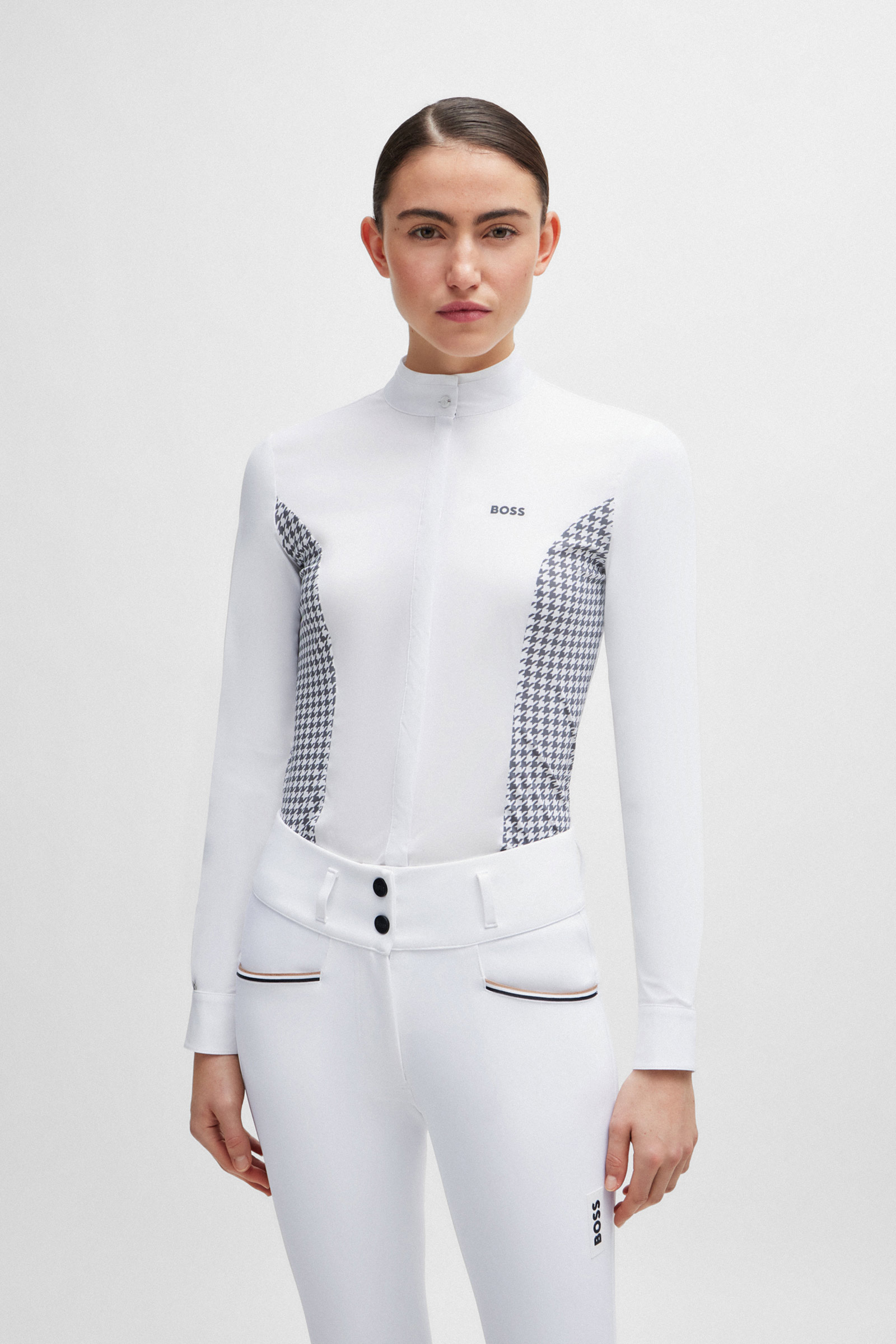 Bluzka pokazowa Boss Emma Houndstooth