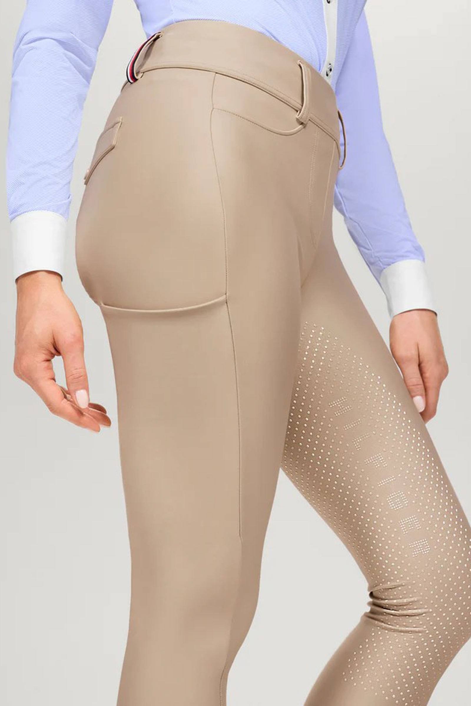 Tommy Hilfiger Equestrian Highland damskie bryczesy hybrydowe z pełnym lejem