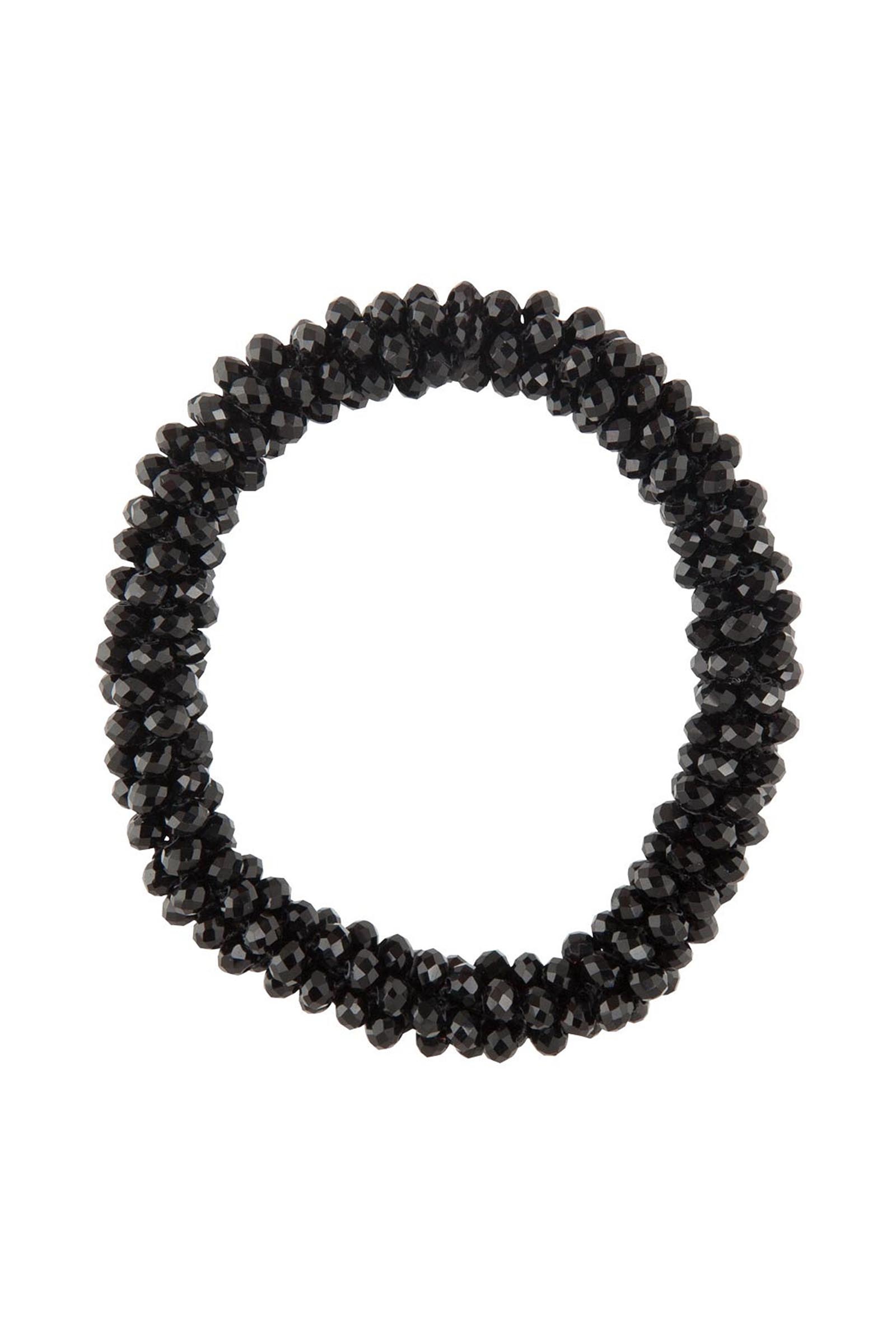 Black BR Kiki gumka do włos&oacute;w z kryształkami