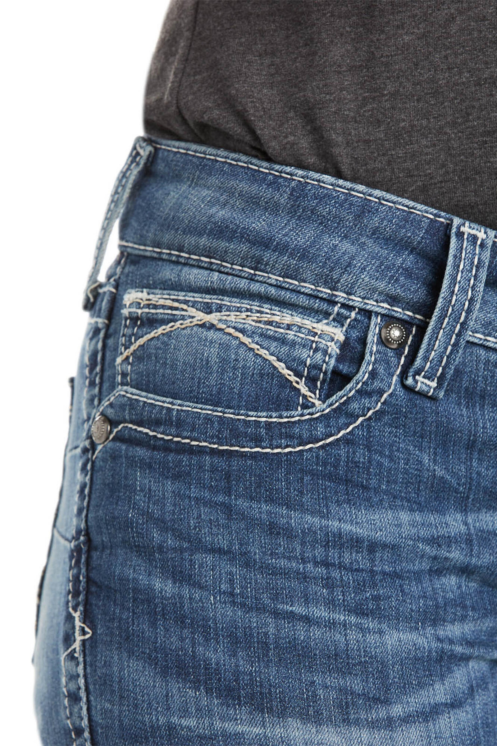 Damskie elastyczne jeansy Ariat REAL Icon z prostymi nogawkami