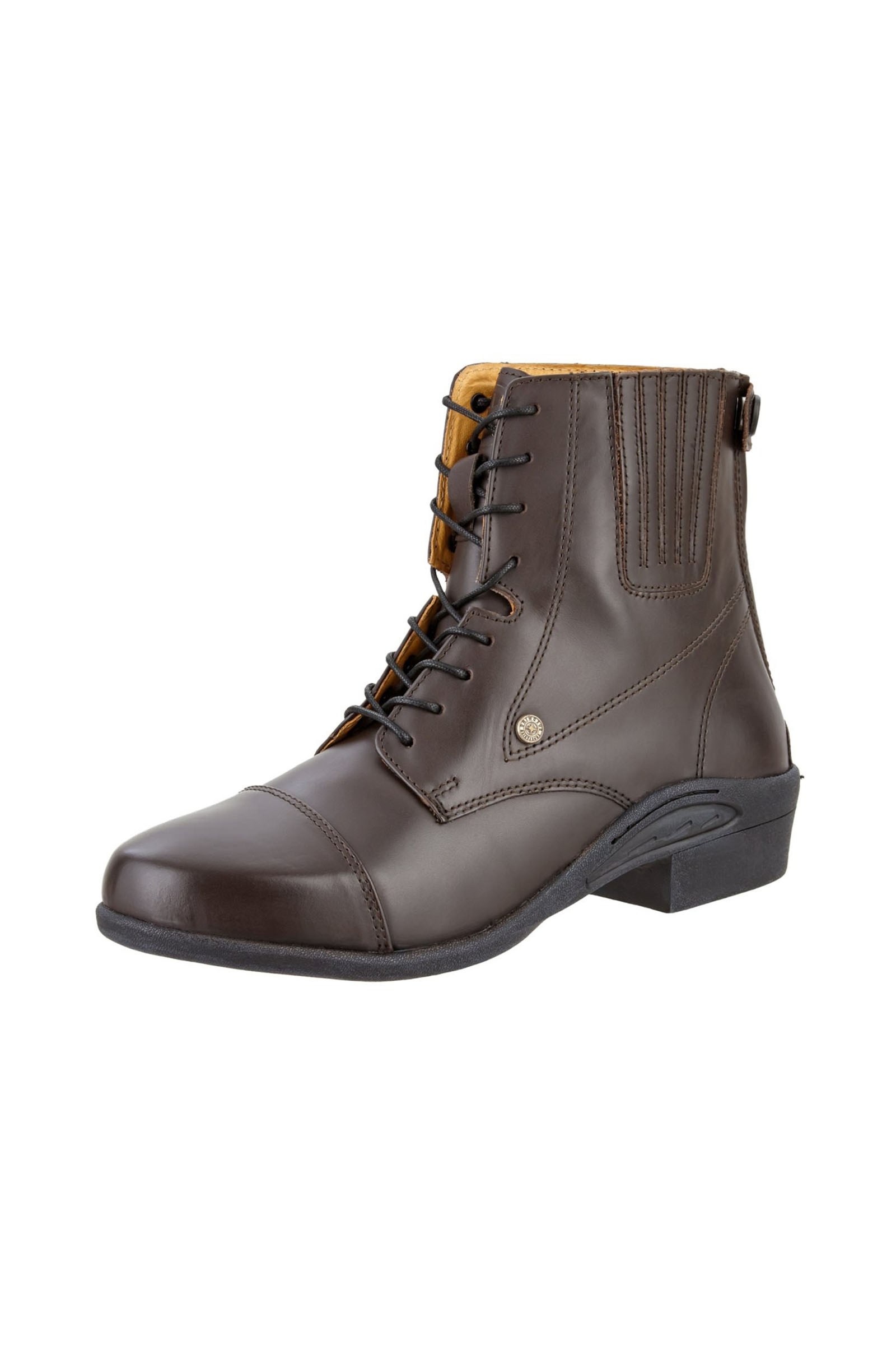 Brown Suedwind Footwear Ultima BZ Lace, tylny zamek błyskawiczny i sznurowadła