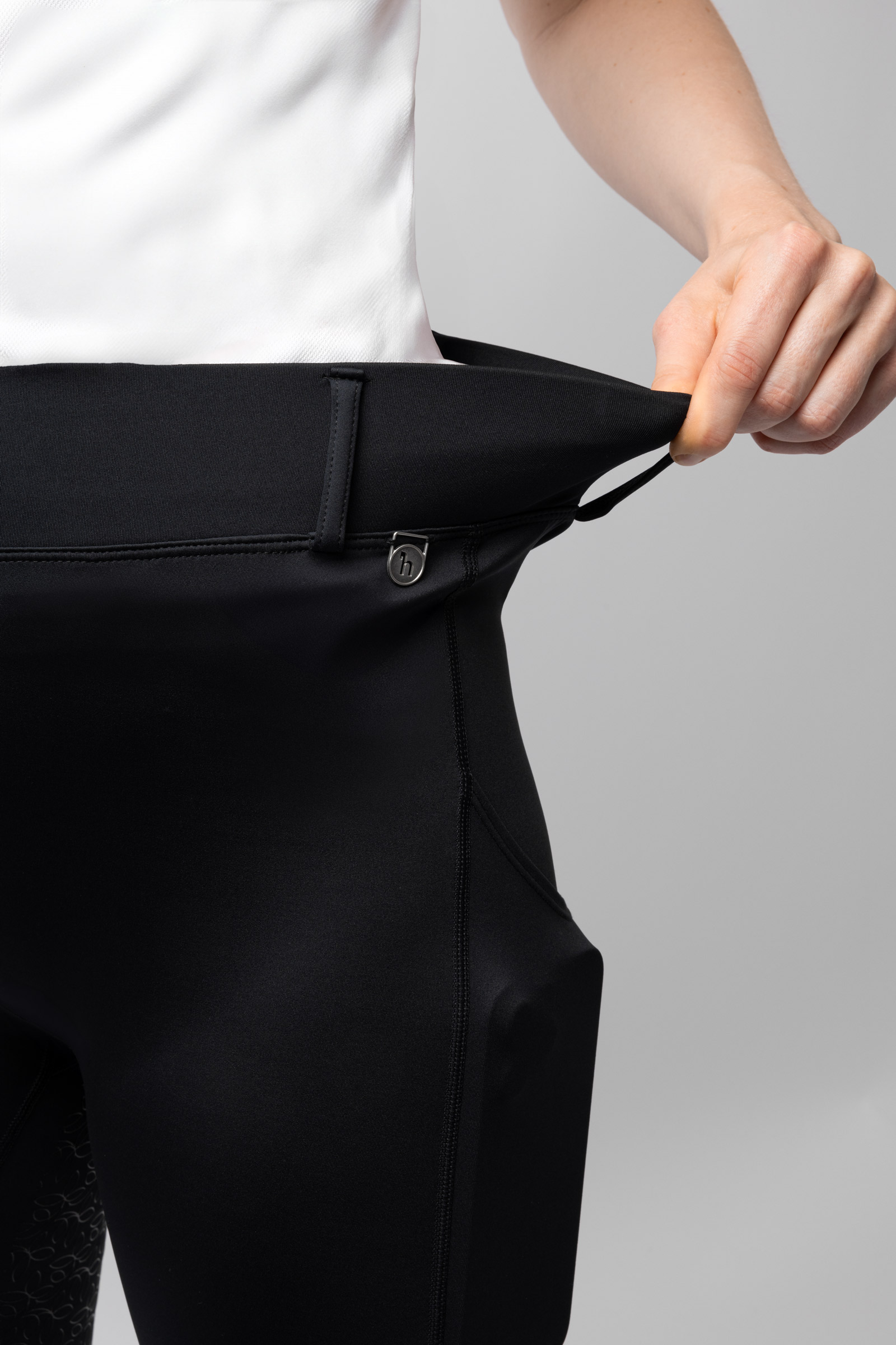 Damskie legginsy jeździeckie z pełnym lejem Horze Dea