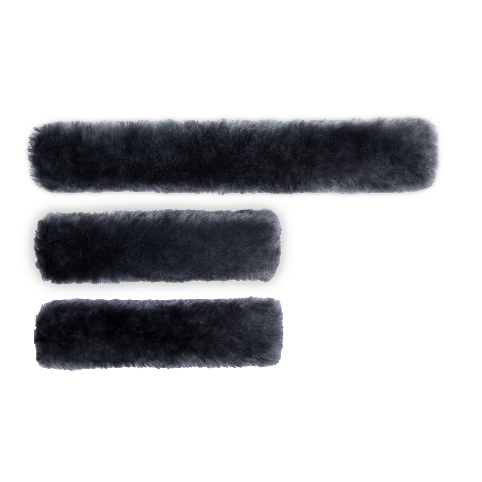 Zestaw futrzanych ochraniaczy na napierśnik Horze Harleigh (3 szt.)