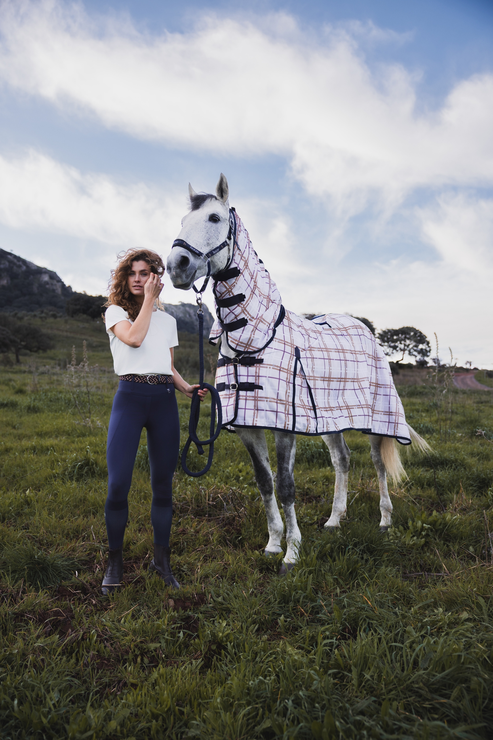 Horze Mira damskie legginsy z pełnym lejem  