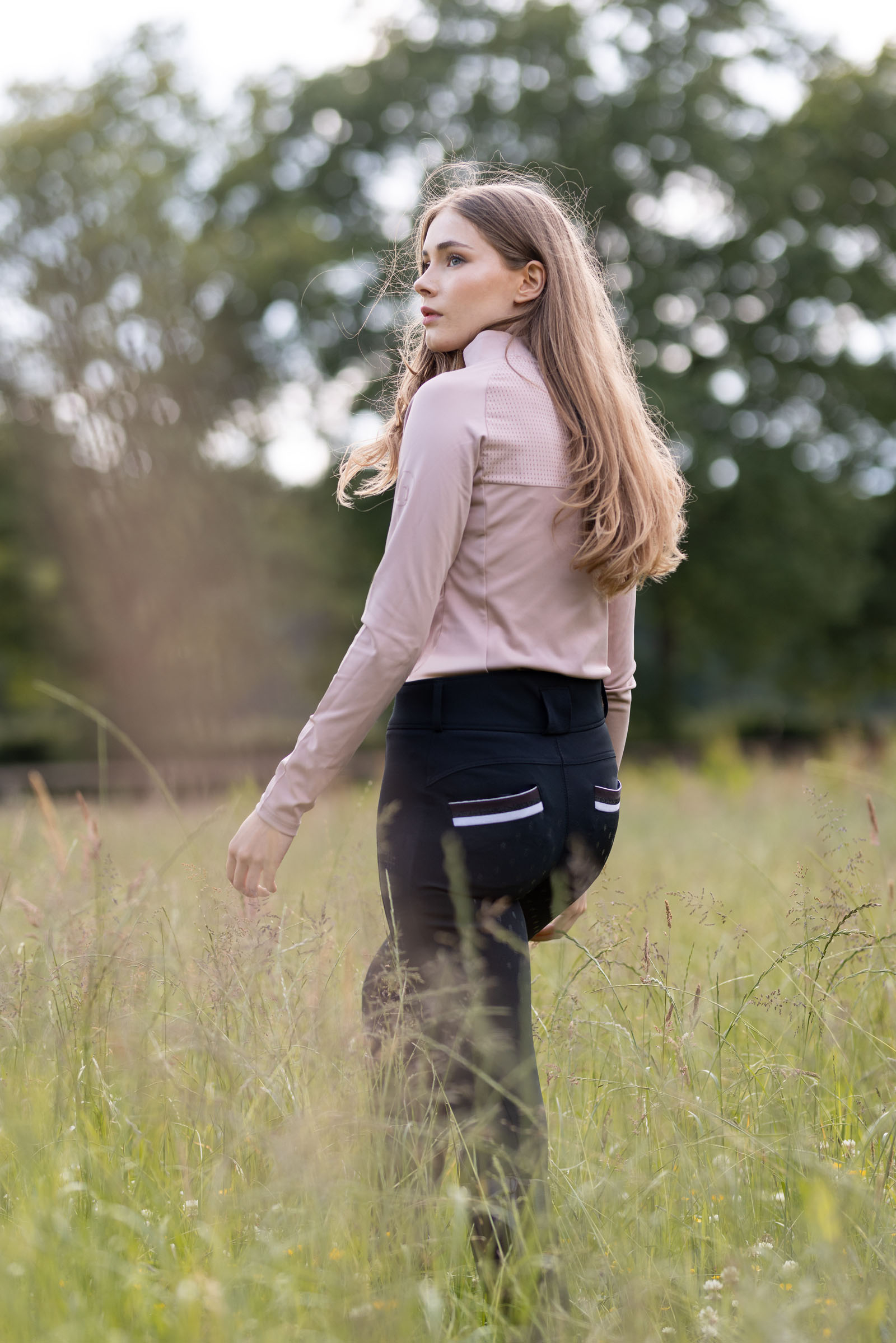 Damska ocieplana kurtka jeździecka Horze Young Rider IMELDA