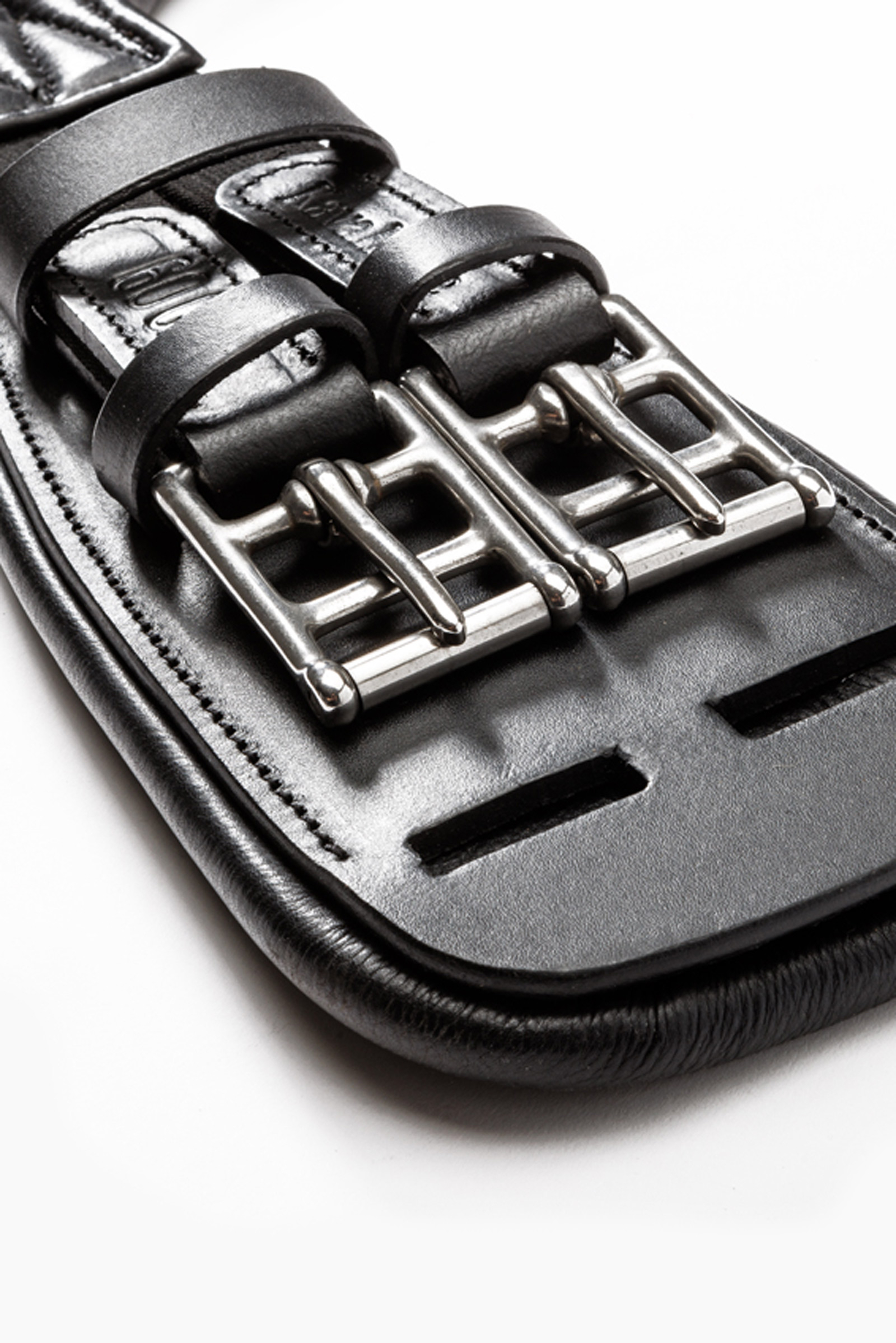 Kavalkade kr&oacute;tki popręg z miękkiej sk&oacute;ry Casper z elastycznym paskiem