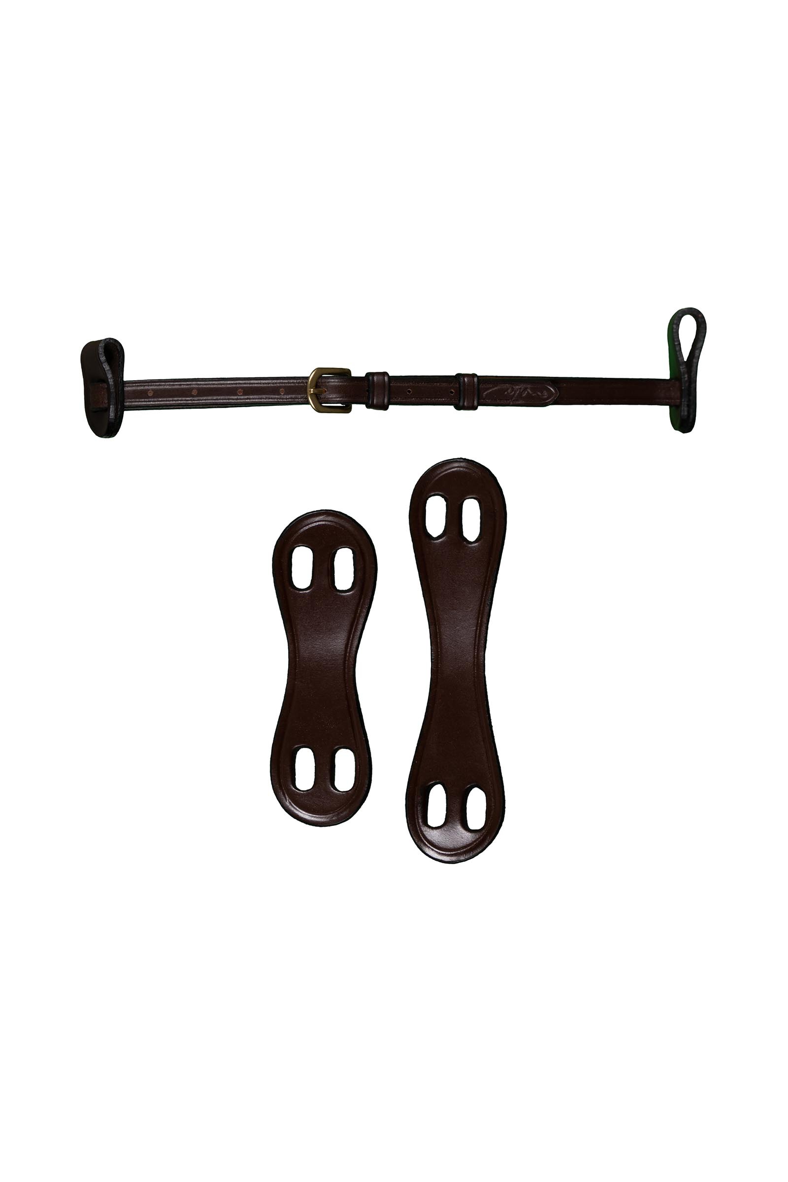 Brown Dy'on D Collection pasek nachrapnika (13 mm) z 2 pętelkami