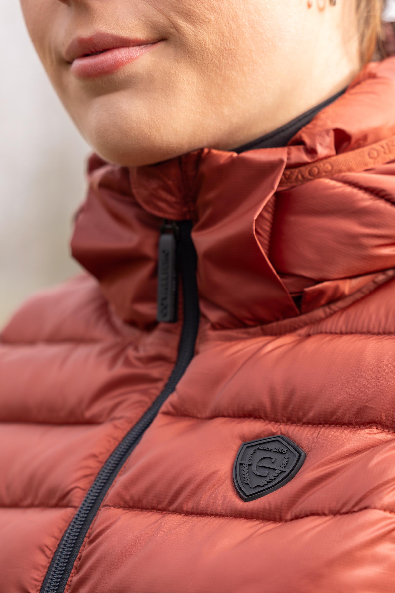 Covalliero Damska Pikowana Kamizelka