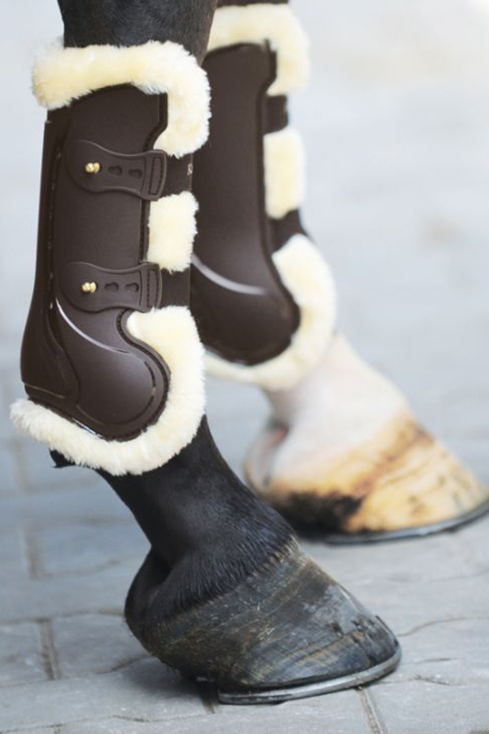 Brown Kavalkade Tendon Boots Compete 'n Wool