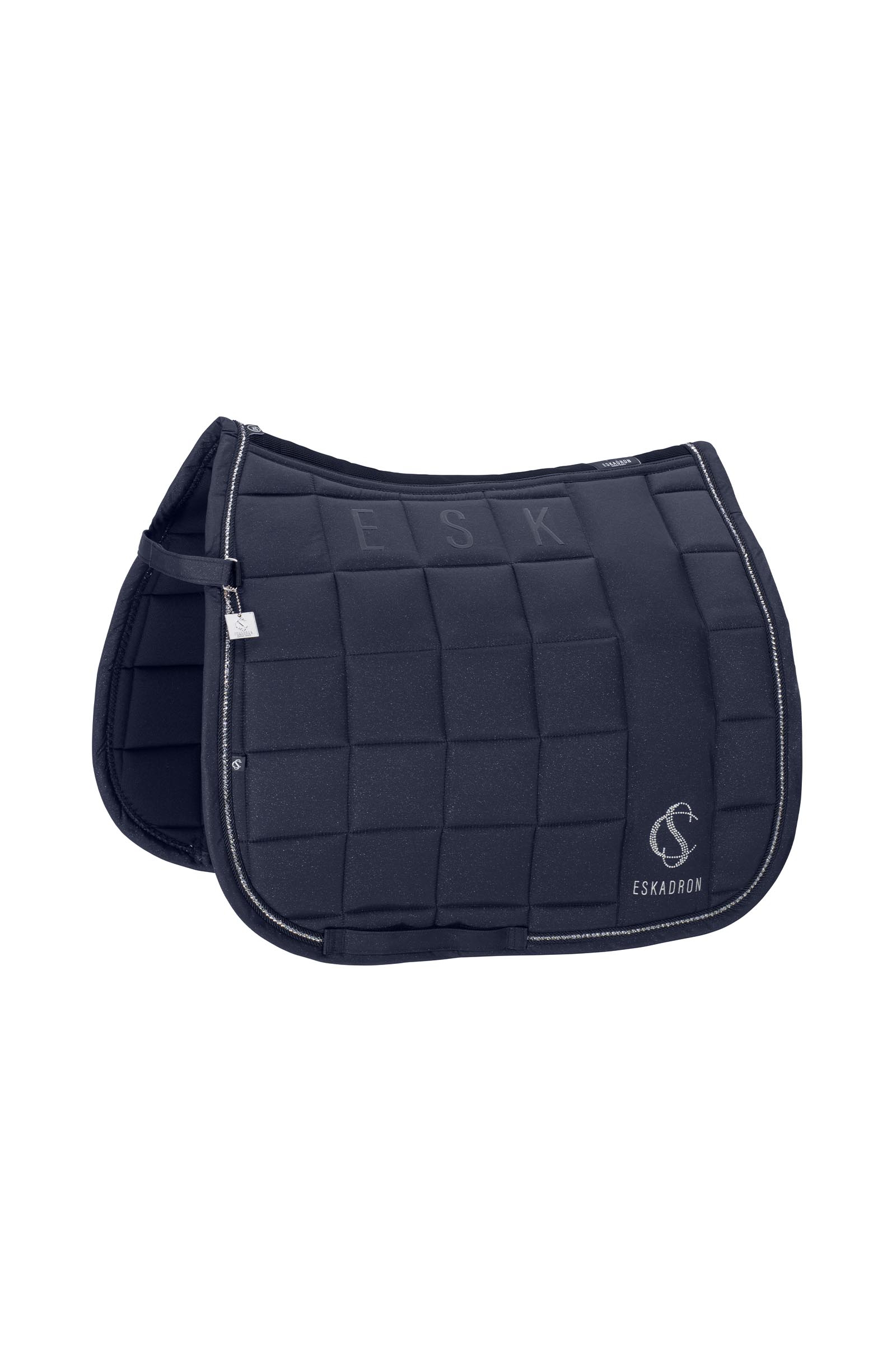 Navy Eskadron Classic Sport SS26 Big Square Sparkle czaprak ujeżdżeniowy