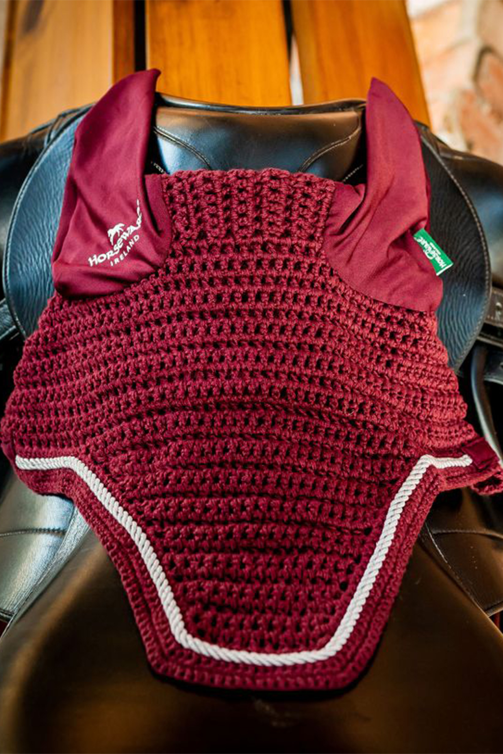 Burgundy Horseware Nauszniki Signature 