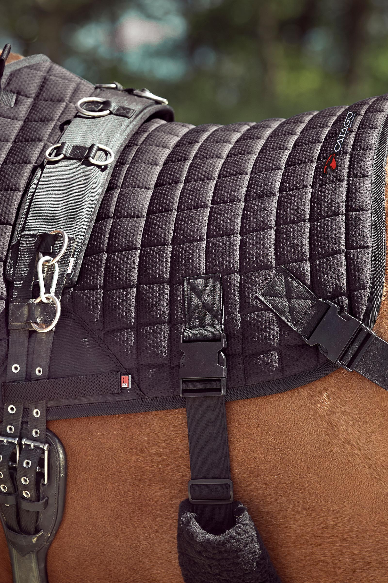 Catago FIR-Tech czaprak treningowy z elastycznymi paskami