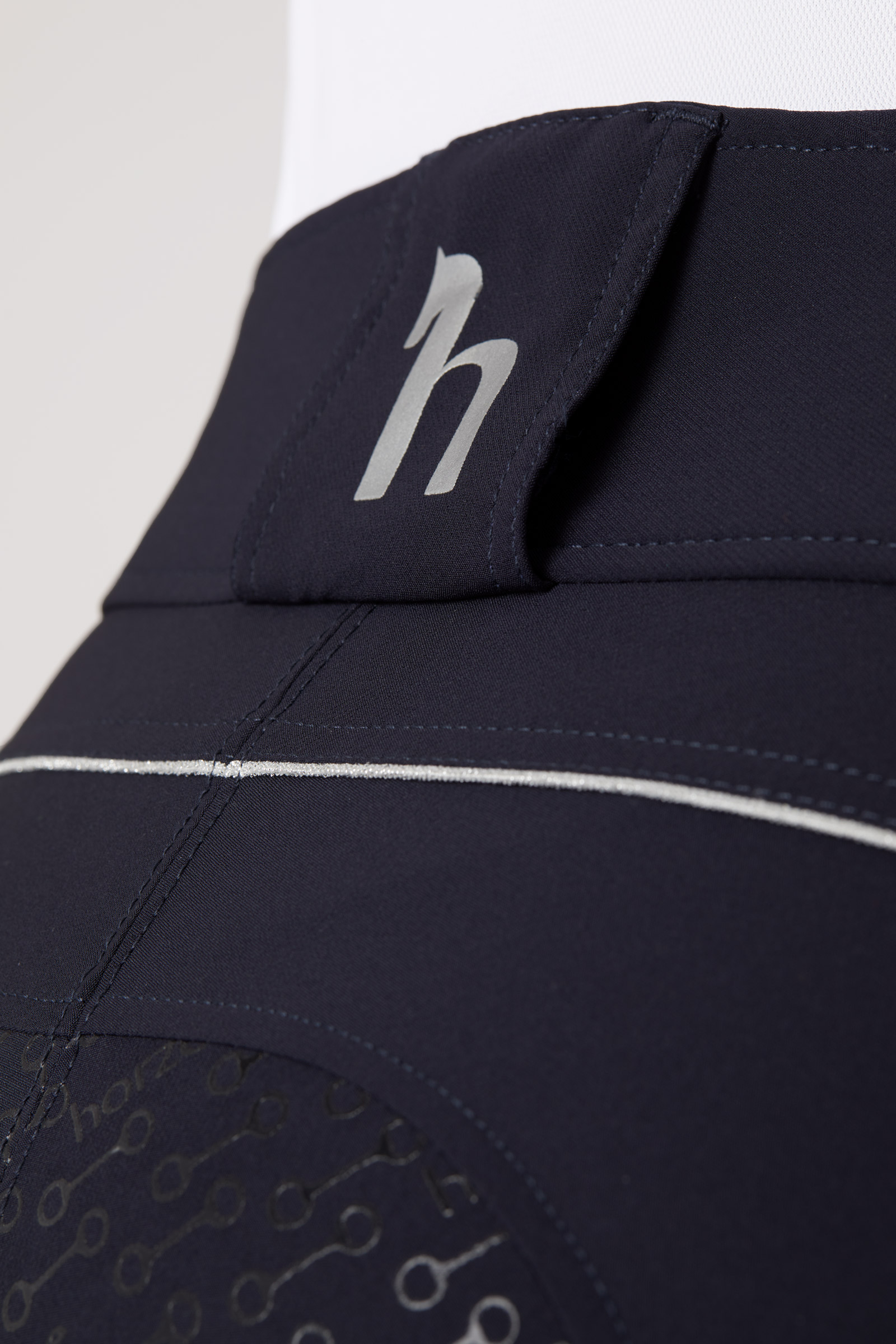 Damskie bryczesy Horze Aubrey z wysokim stanem i pełnym lejem silikonowym