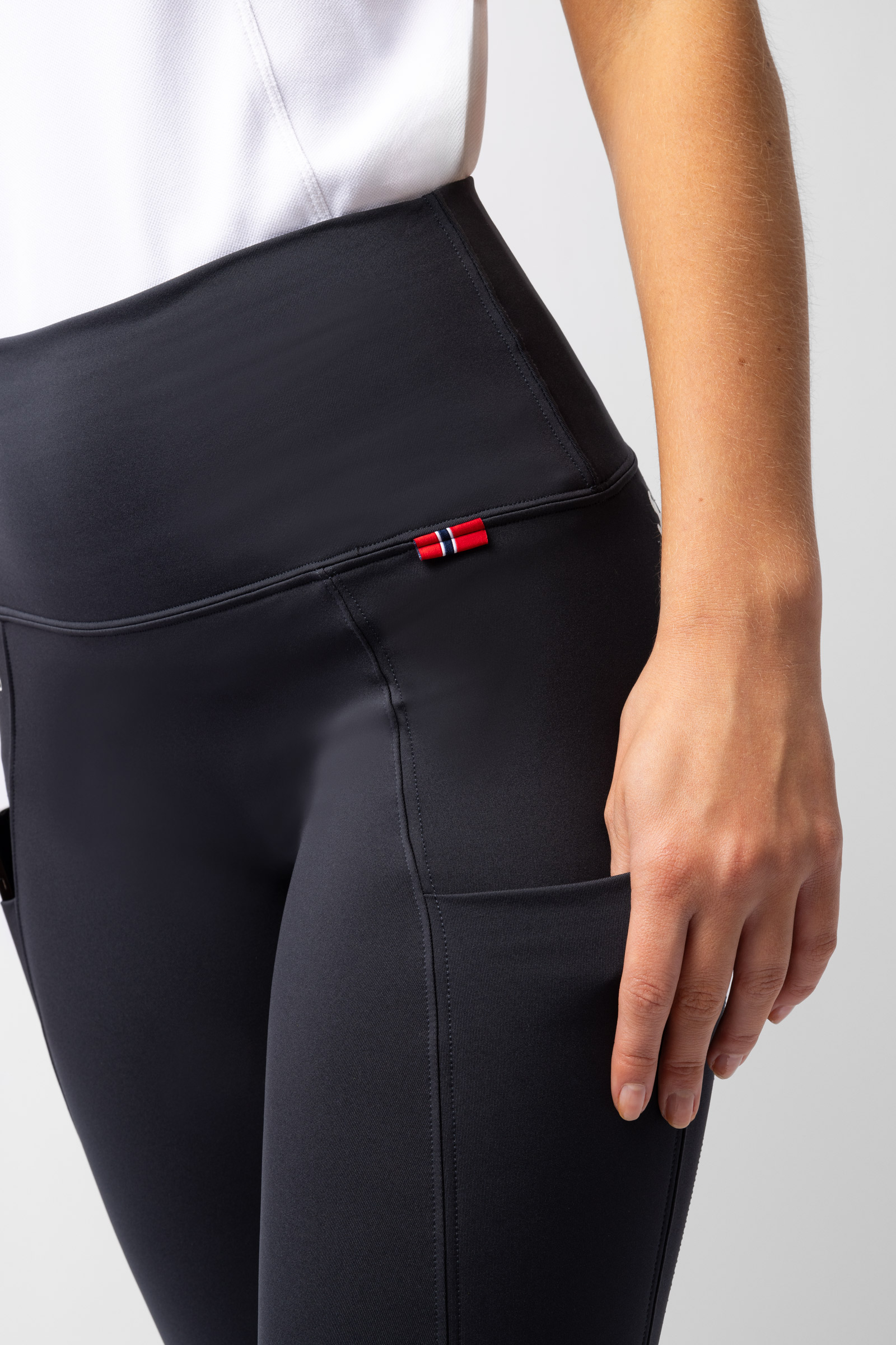 Damskie legginsy jeździeckie B Vertigo Lara z wysokim stanem i pełnym lejem