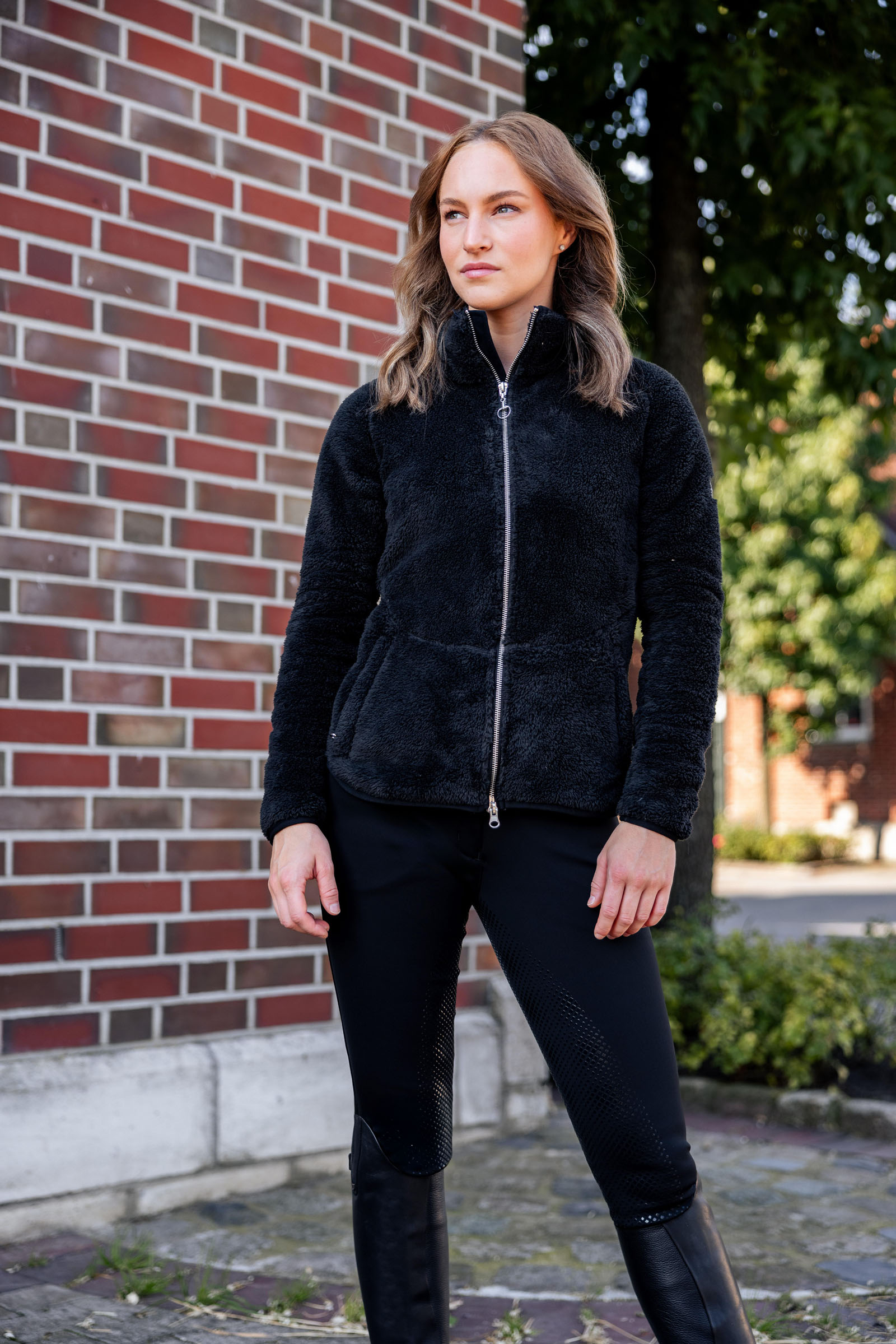 Horze Merida Kurtka damska z puchatego polaru