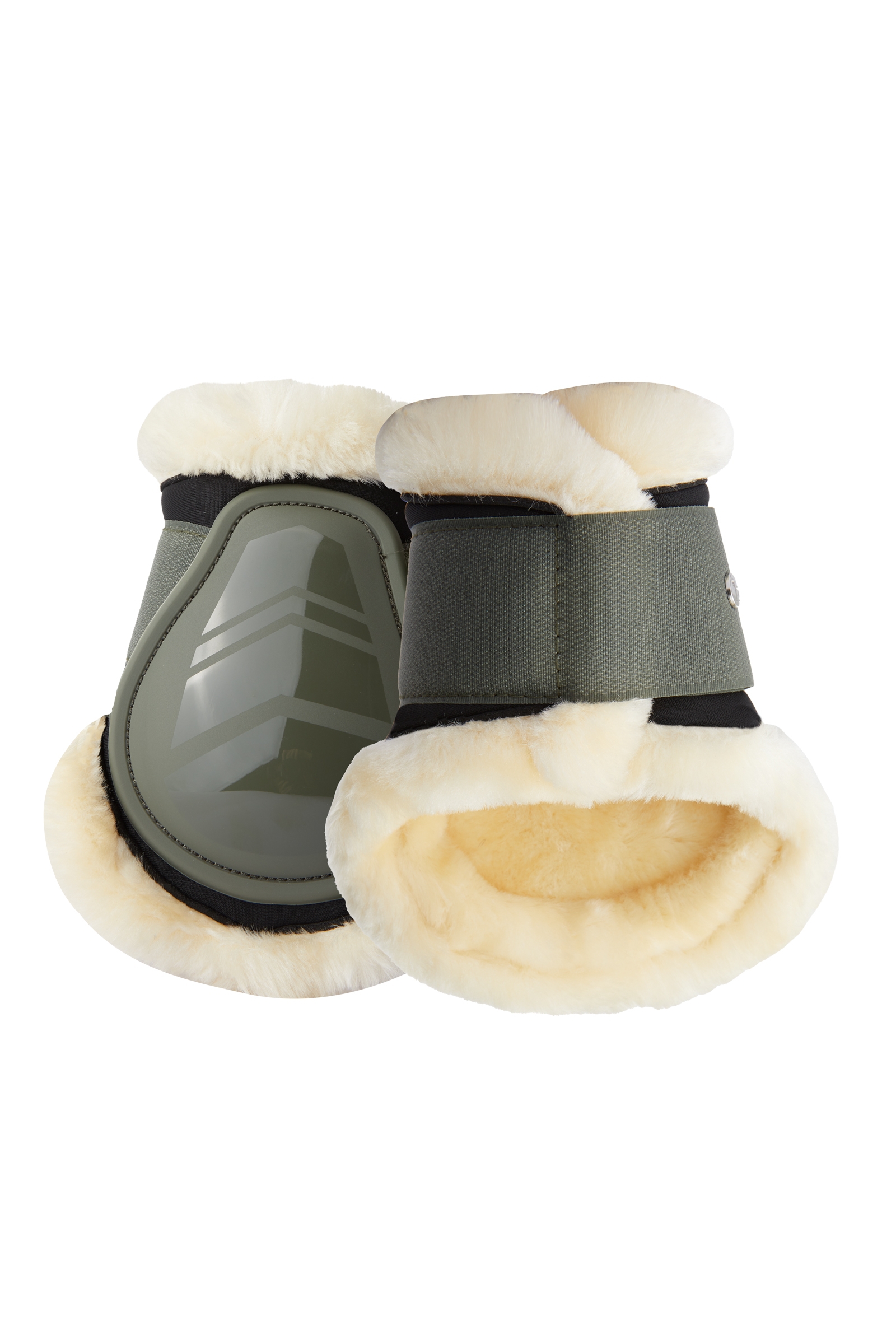 Beetle Khaki Green Buty Horze Caliber Fetlock z wyściółką ze sztucznego futra