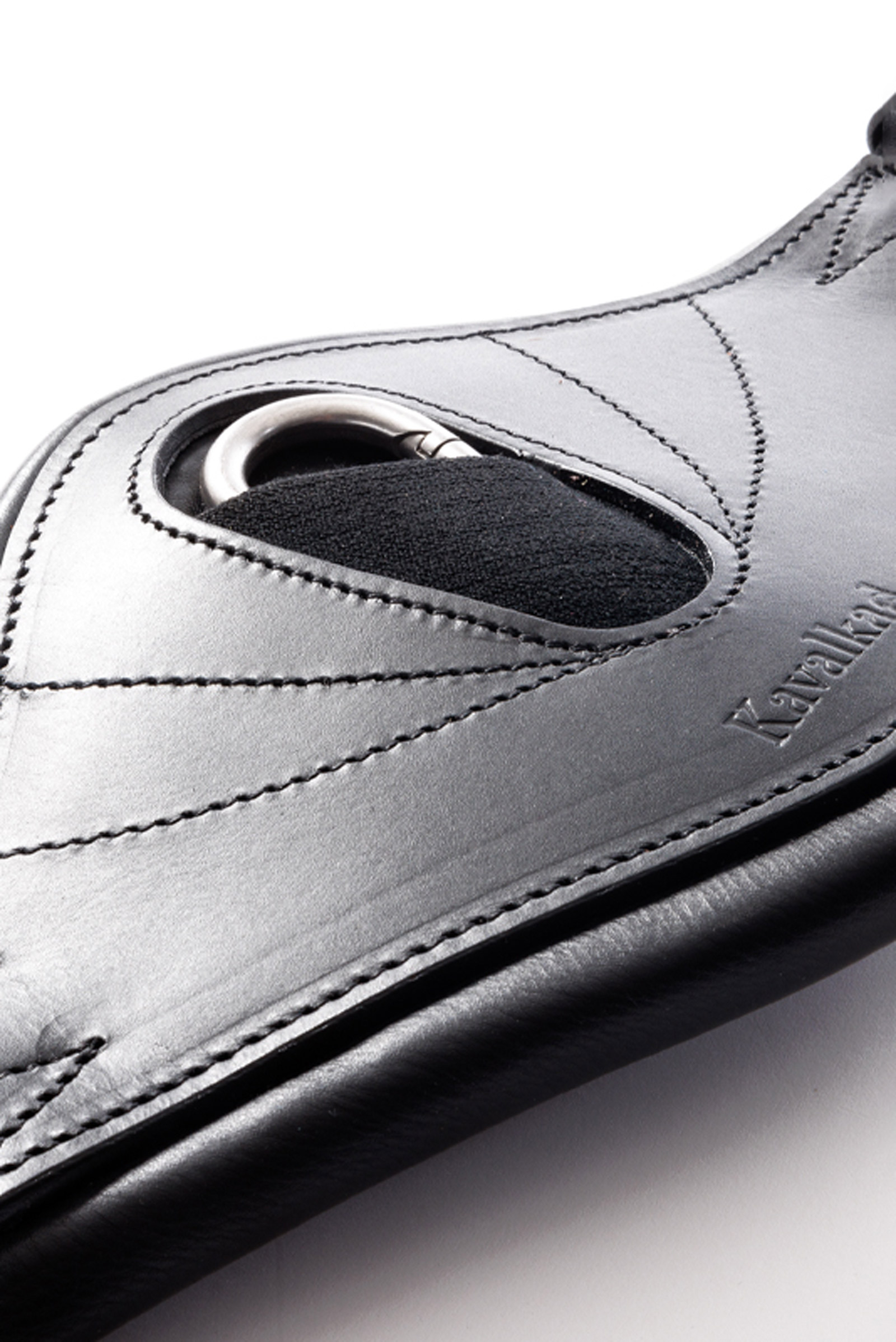 Kavalkade Julius Olejowany Sk&oacute;rzany Kr&oacute;tki Strzemień z Elastykiem