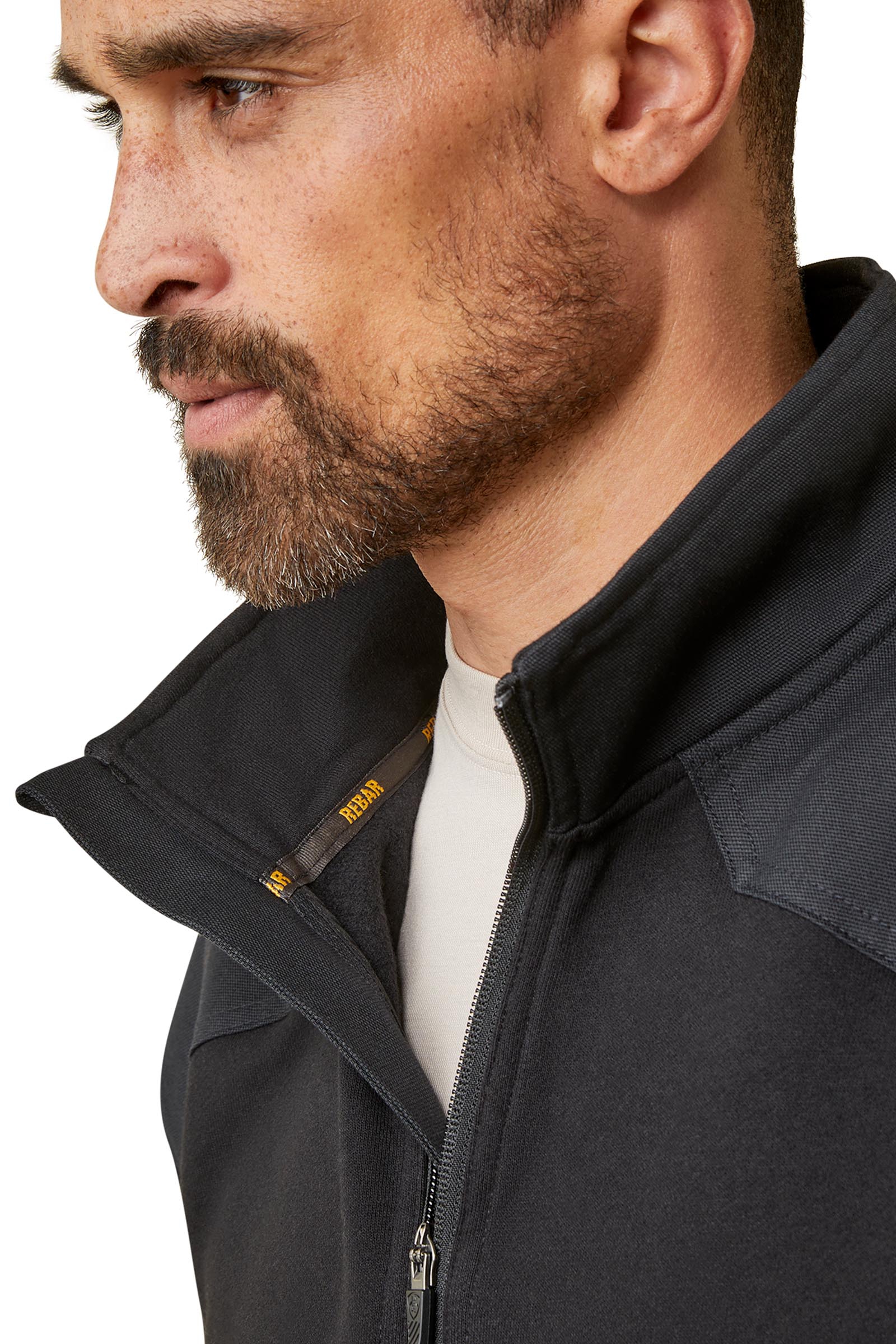 Ariat Rebar Workman Duracanvas Męska bluza z zamkiem 1/4