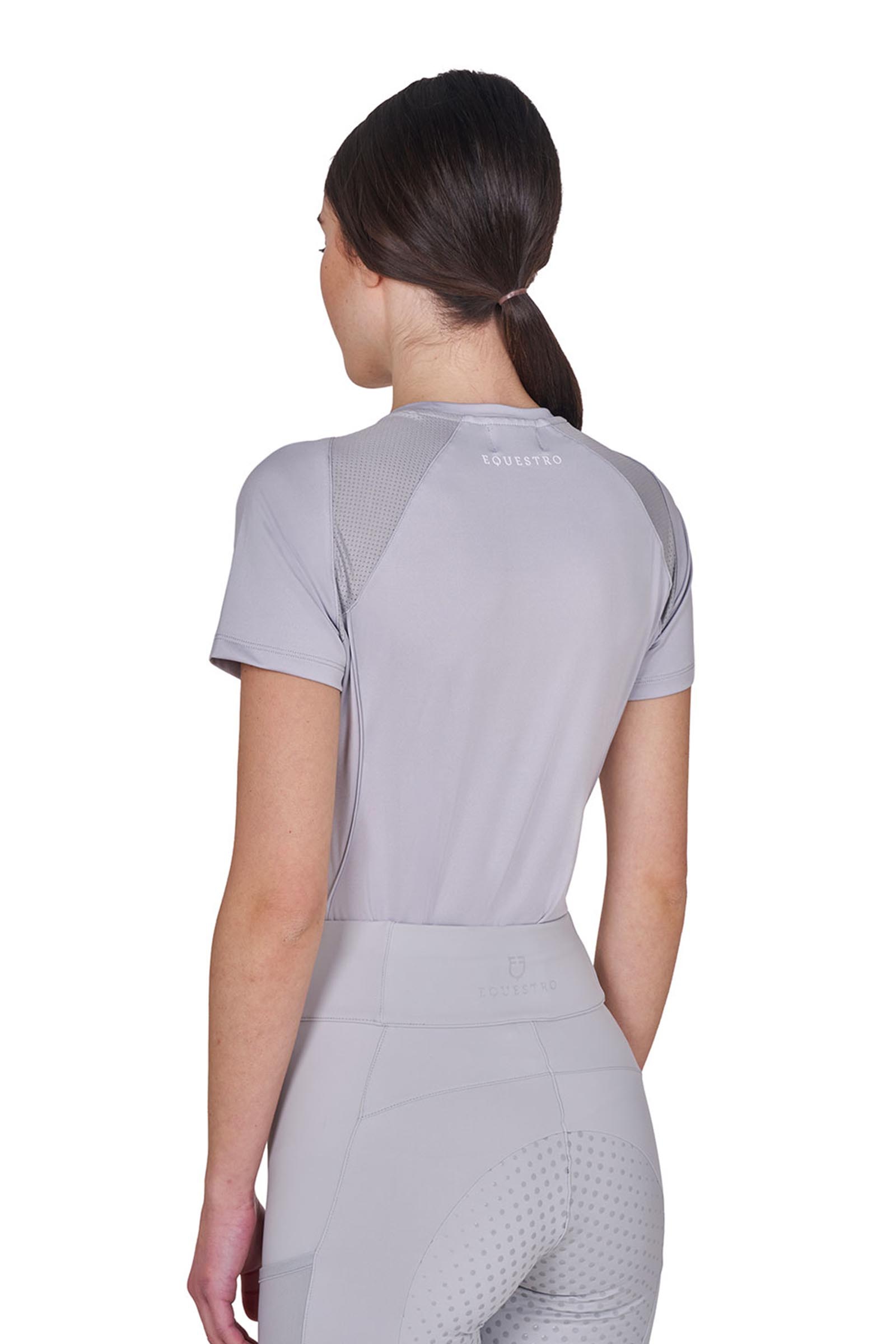 Equestro SS2026 Damski slim techniczny T-shirt treningowy  