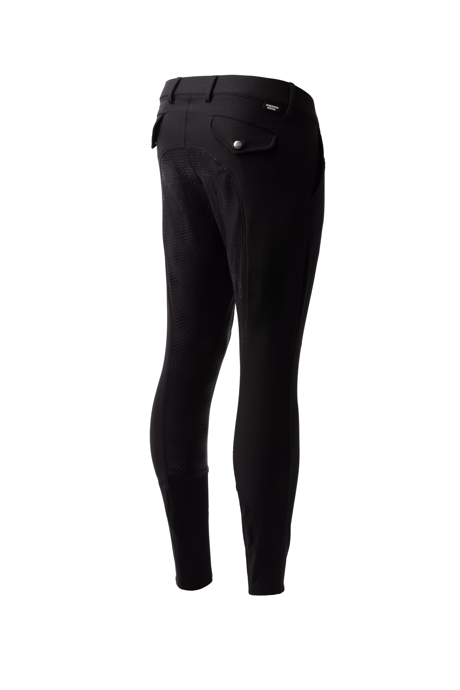 Horze Grand Prix męskie bryczesy z pełnym silikonowym lejem UPF 50+