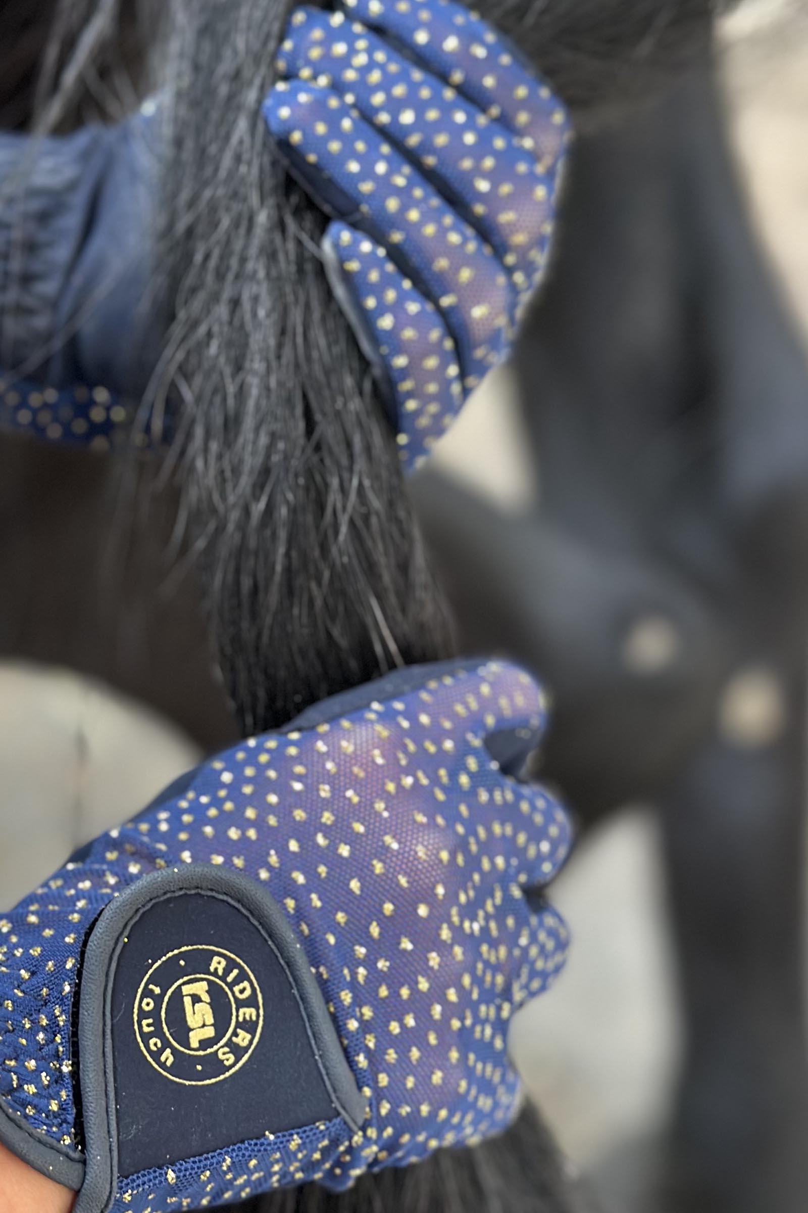 RSL JUNO dziecięce rękawiczki jeździeckie