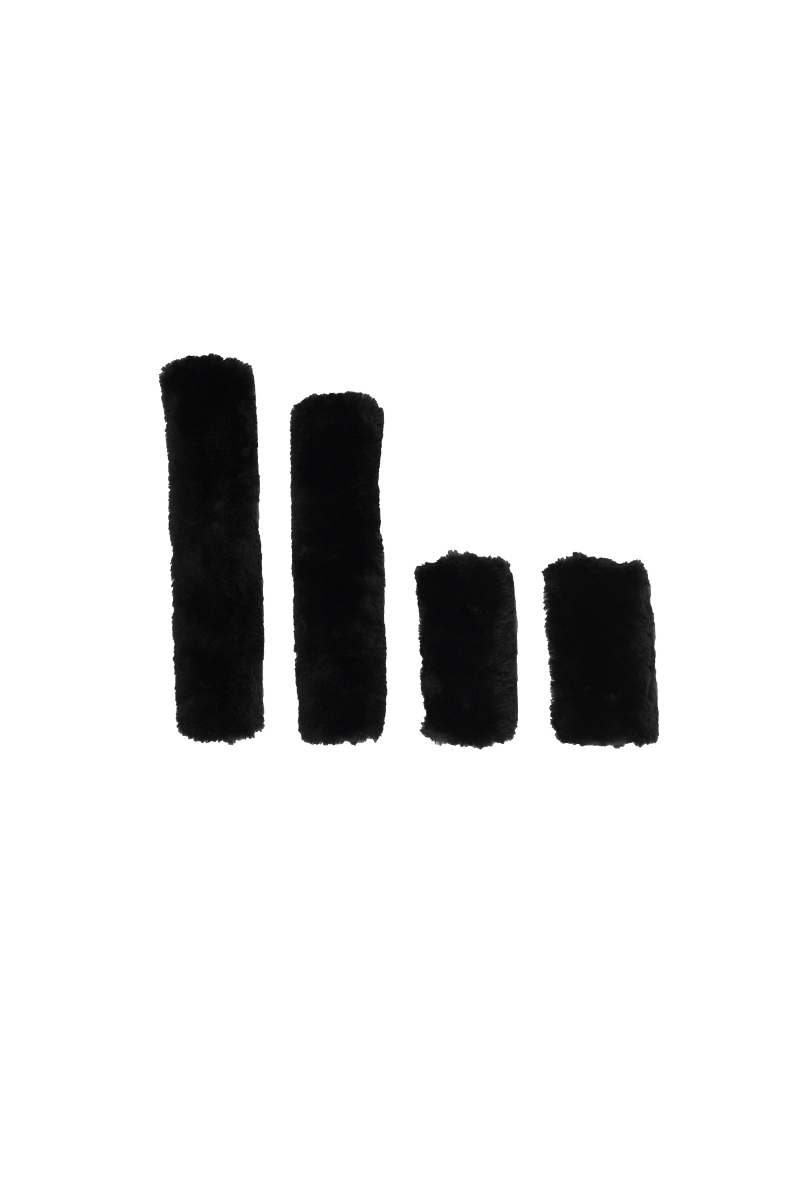 Osłona z wełny owczej na kantar Kentucky Horsewear Sheepskin, 4 elementy