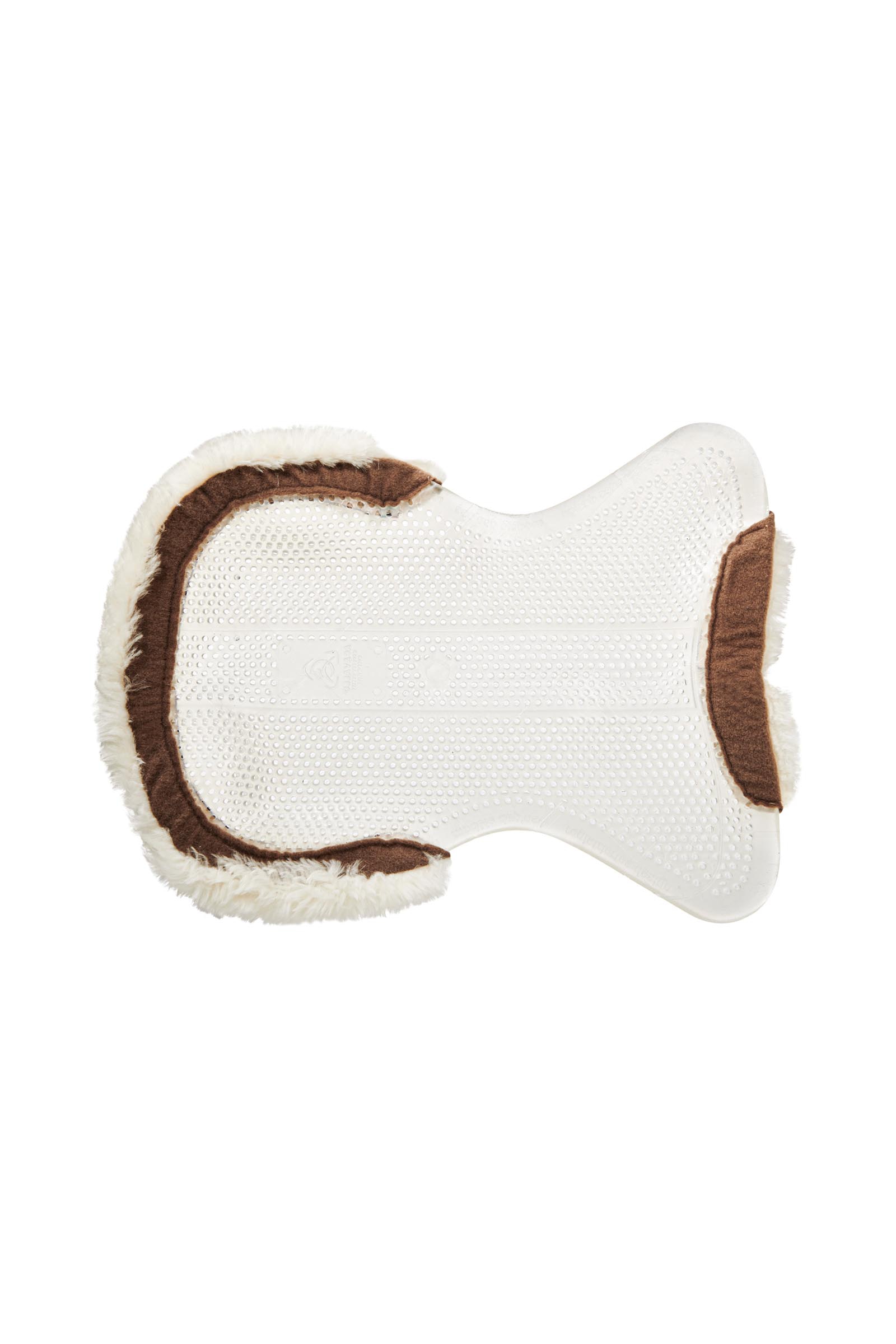 Acavallo Żelowa podkładka antypoślizgowa Classic Pony z owczą sk&oacute;rą p&oacute;łwycięcie