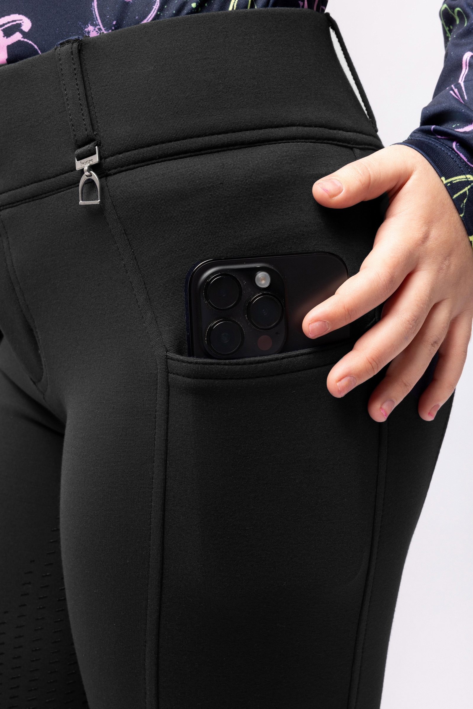 Horze Mira Dziecięce bryczesy z pełnym lejem