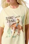 Ariat Damski T-shirt Rodeo Star typu boyfriend  