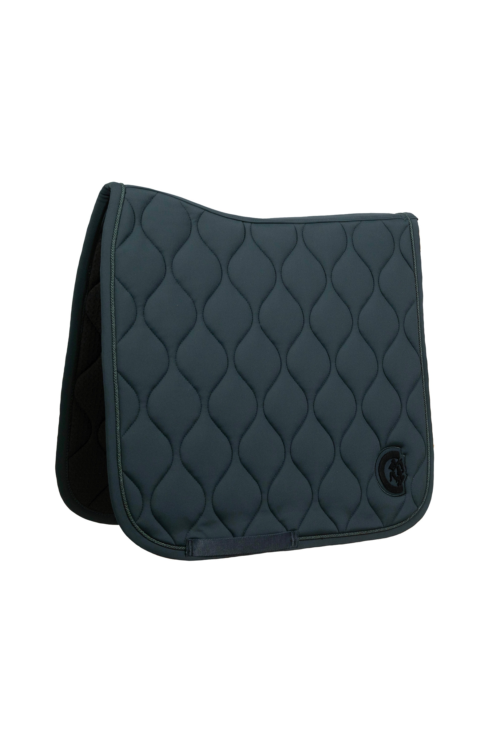 pine green Podkładka pod siodło Kentucky Horsewear Wave 3D Logo Ujeżdżenie