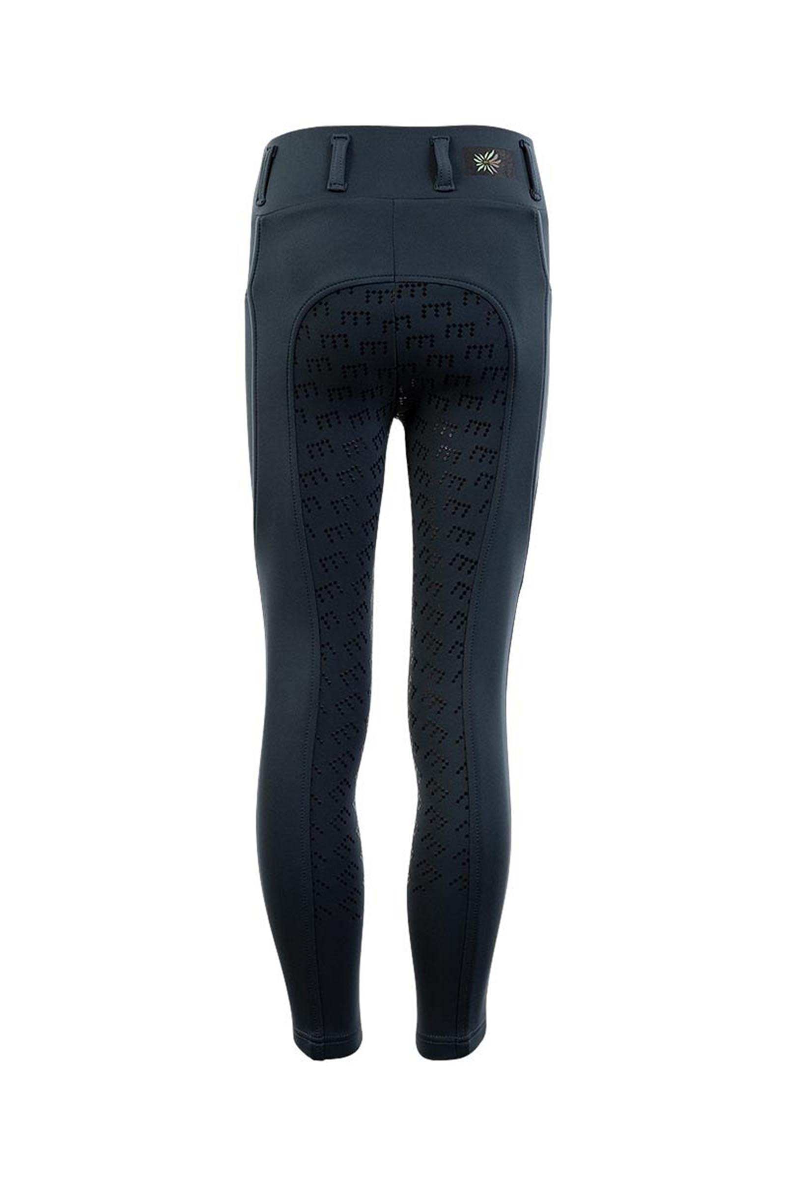 Midnight Navy BR Mini Kids riding treggings z silikonowym siedziskiem