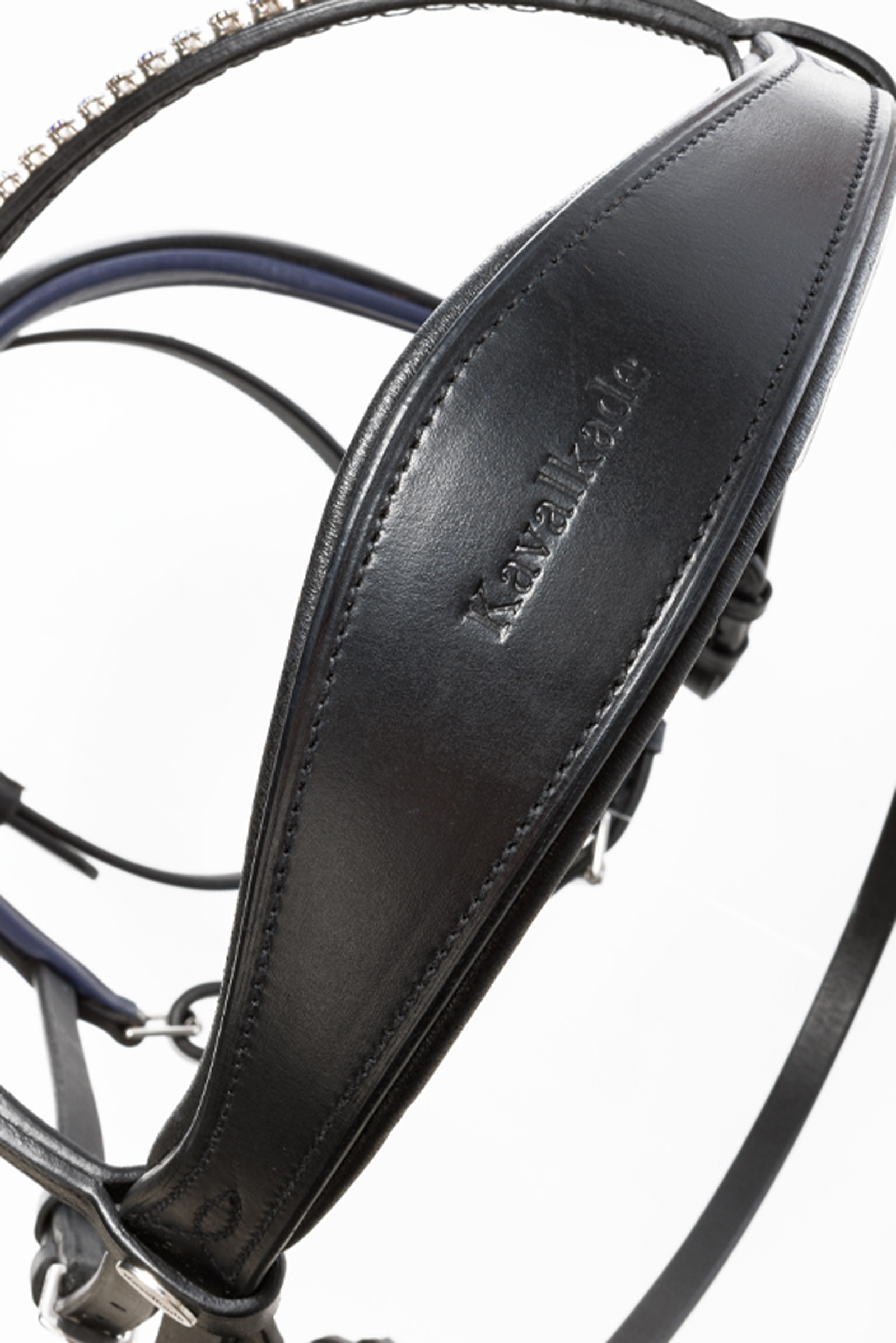 Ogłowie Kavalkade Ocean crank z nachrapnikiem i paskiem pod brodę