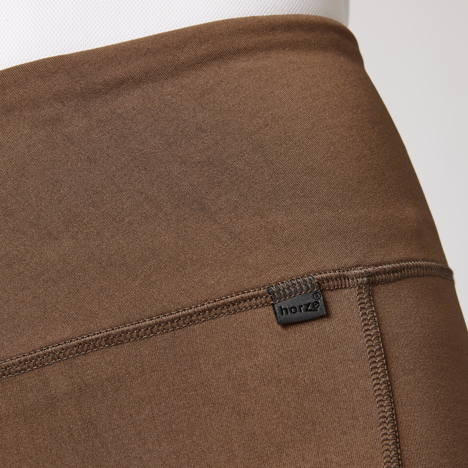 Damskie legginsy jeździeckie z pełnym lejem silikonowym i kieszeniami na telefon