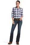 Ariat Damskie jeansy Rebar MR DuraStretch Riveter Boot Cut  