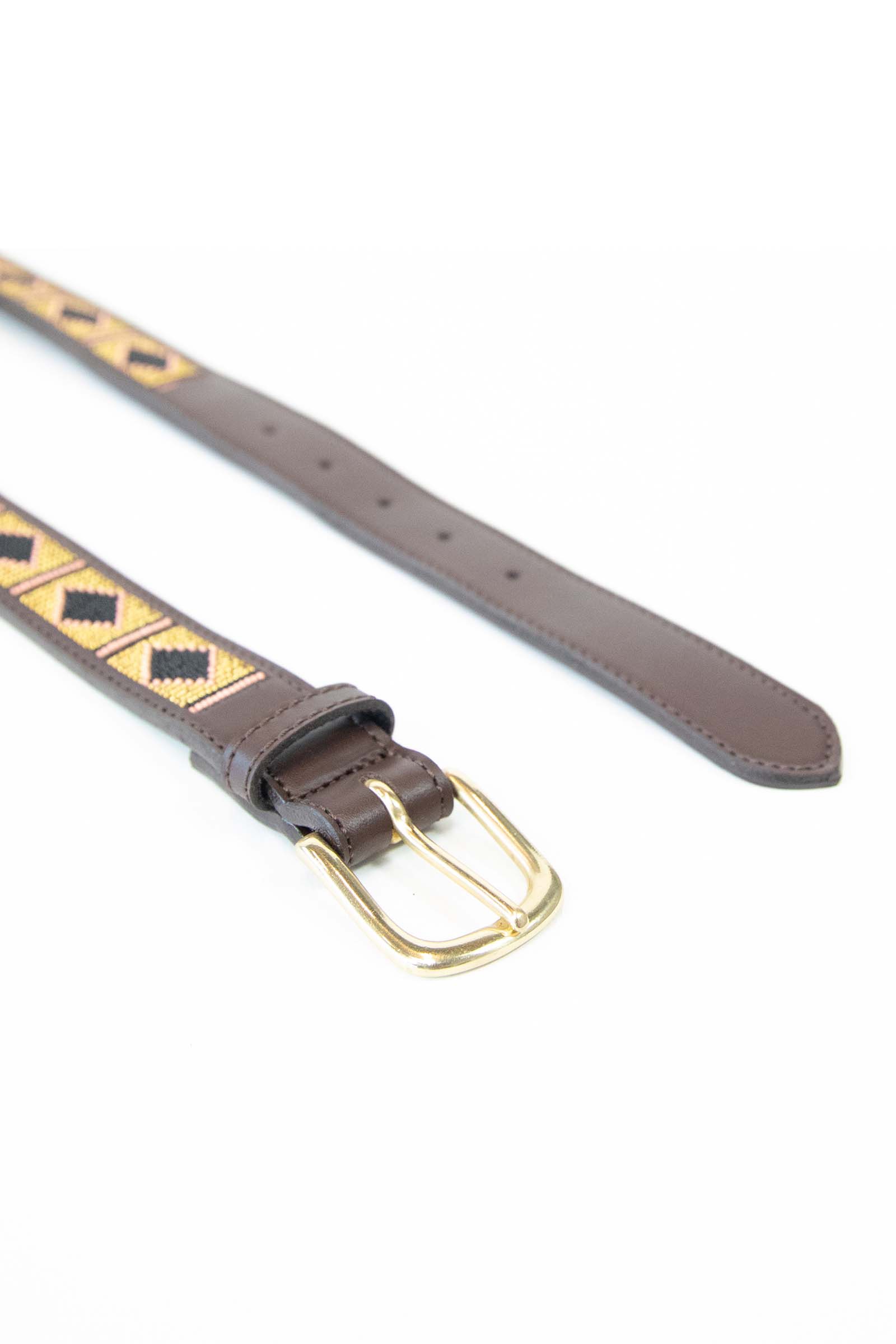 Kentucky Horsewear Ręcznie zdobiony pasek z perełkami