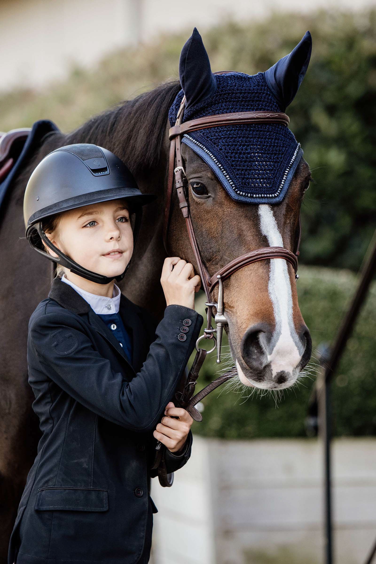 Kentucky Horsewear nauszniki Wellington z brokatem  