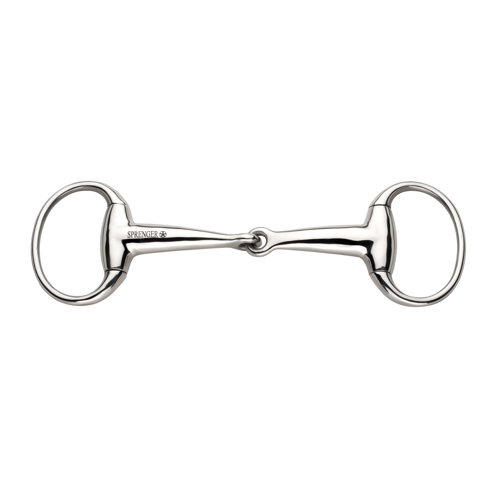 Sprenger Wędzidło Eggbutt wydrążone, stal nierdzewna