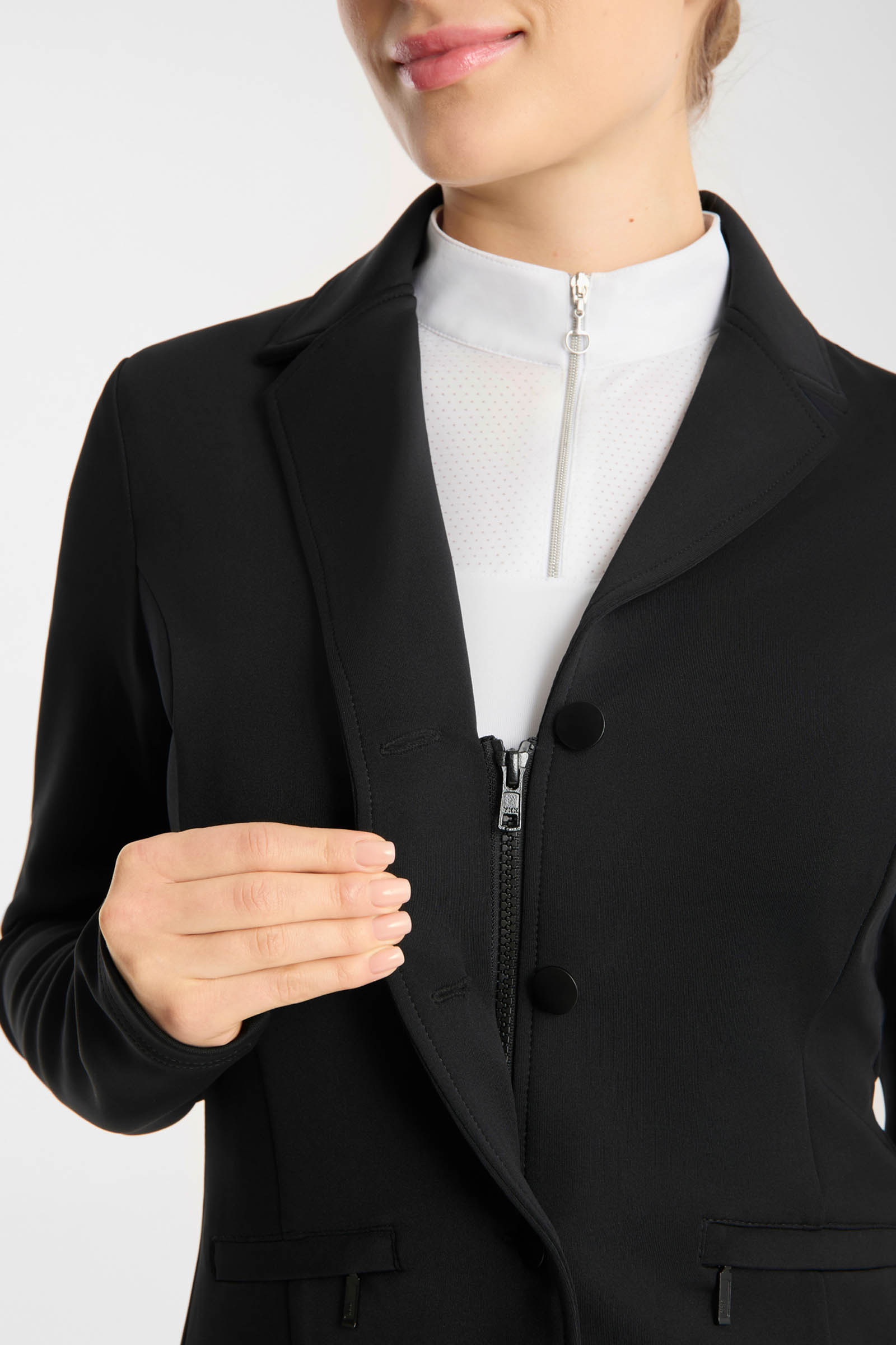 Horze Gisela damska perforowana marynarka konkursowa