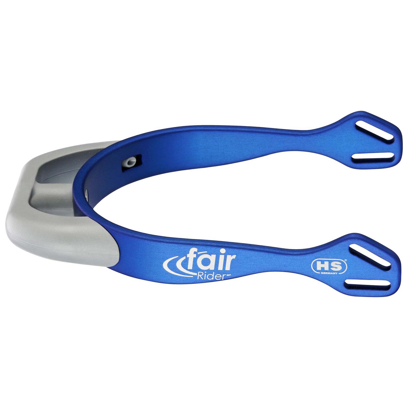 Blue/Smoke Grey Sprenger FairRider Aluminiowe ostrogi z płaską końcówką 20mm