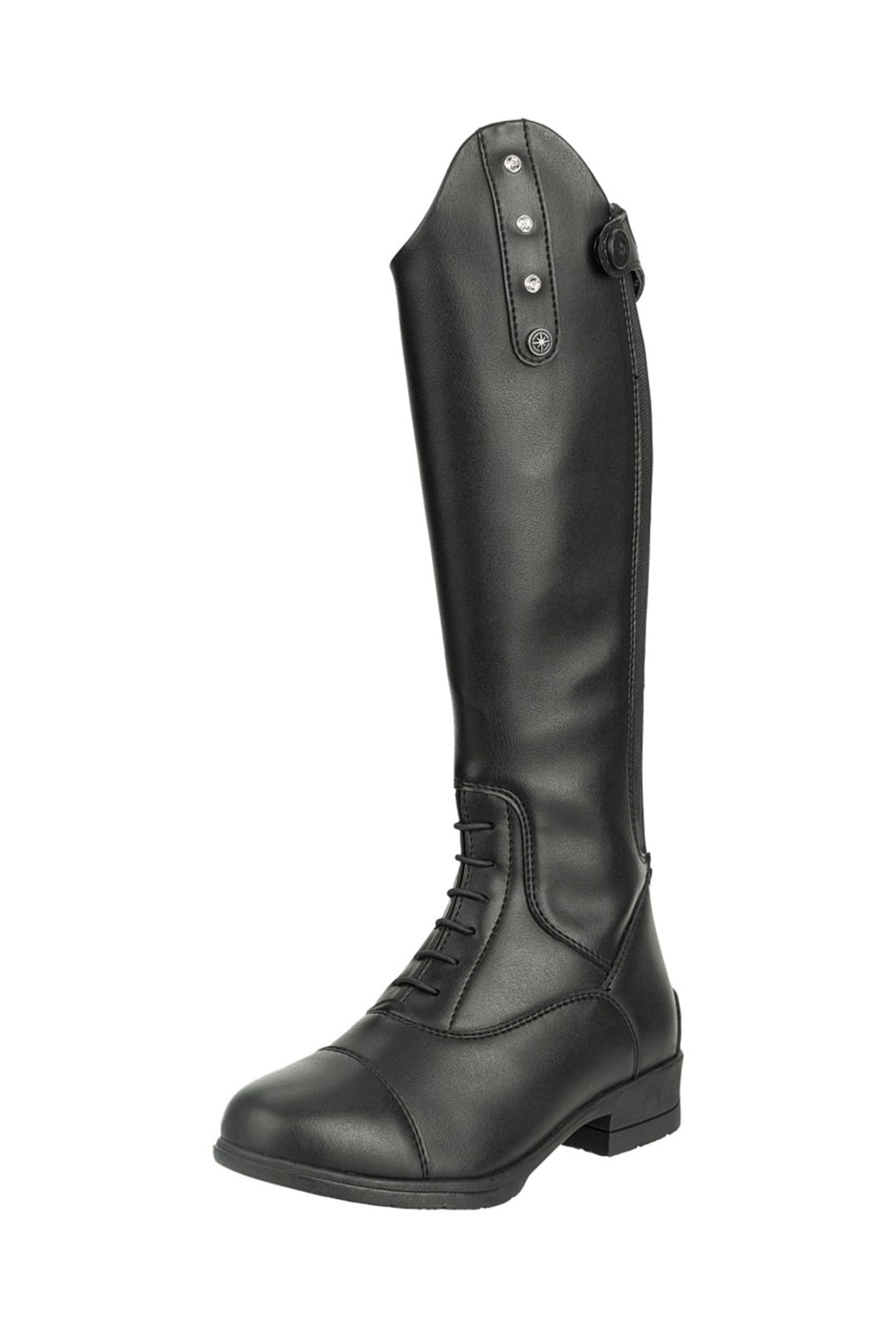 Black Suedwind Footwear Nova Kids Fun Glitter Wysokie Buty Jeździeckie, Dziecięce