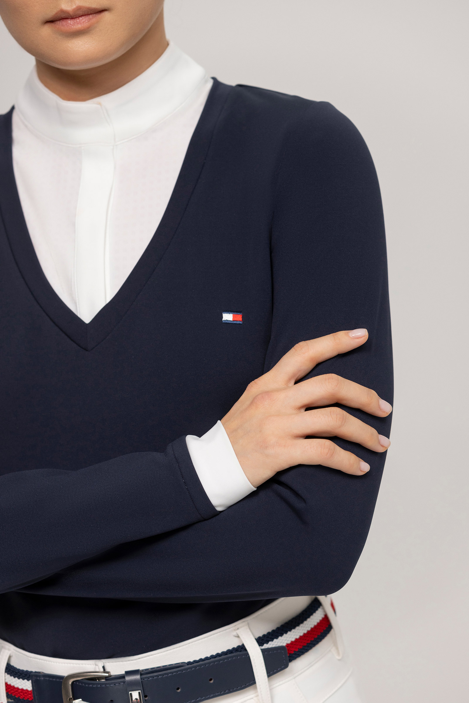 Tommy Hilfiger Equestrian Montana damska koszula konkursowa 2-w-1