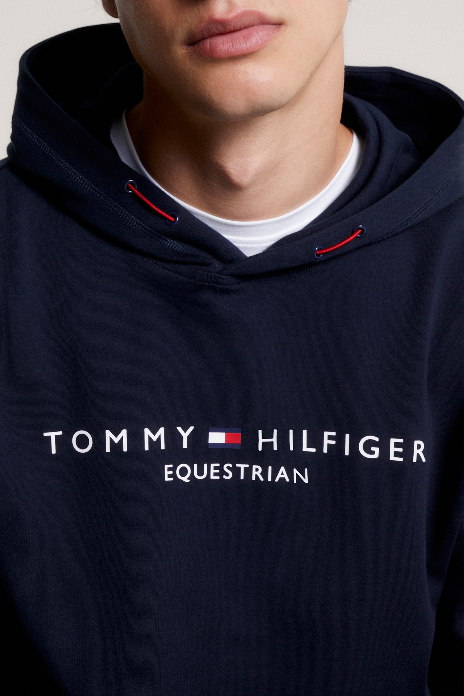Bluza z kapturem Tommy Hilfiger Equestrian Williamsburg z motywem