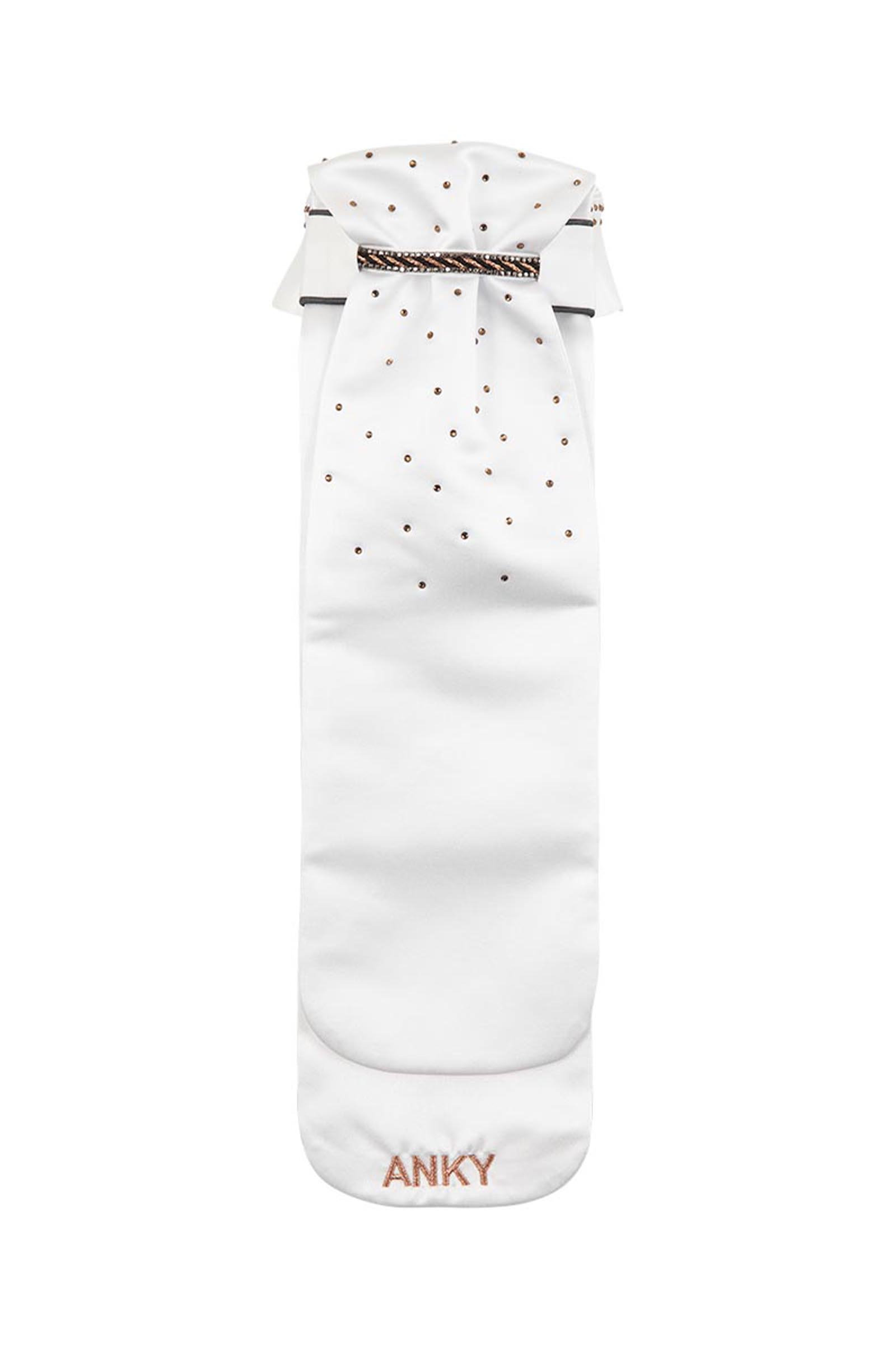 White/Grey ANKY Plastron Multi-Fit z Odpinanym Kołnierzem