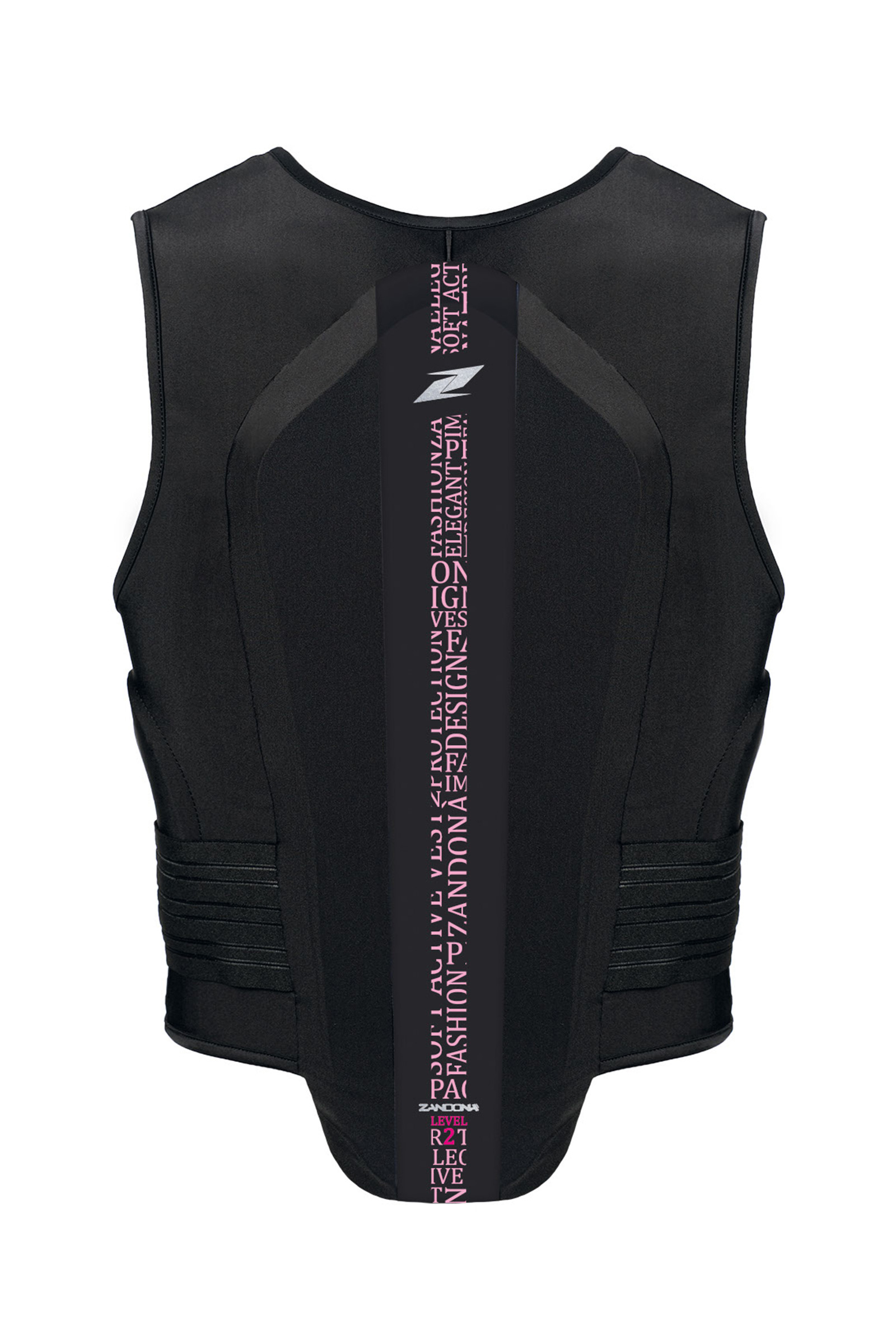 Black/Light Pink Stretch Zandona Soft Vest Pro x7 (168-177 cm) Ochraniacz kręgosłupa