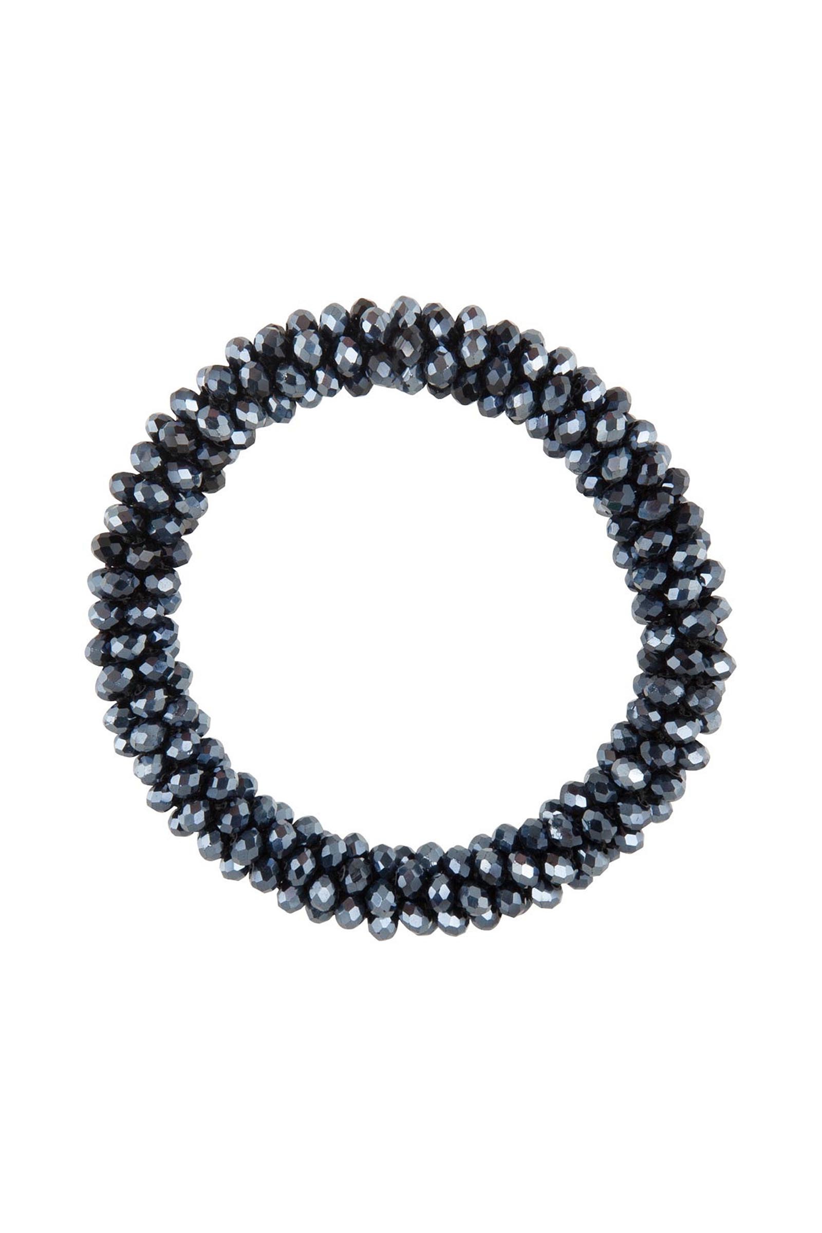 Navy BR Kiki gumka do włosów z kryształkami