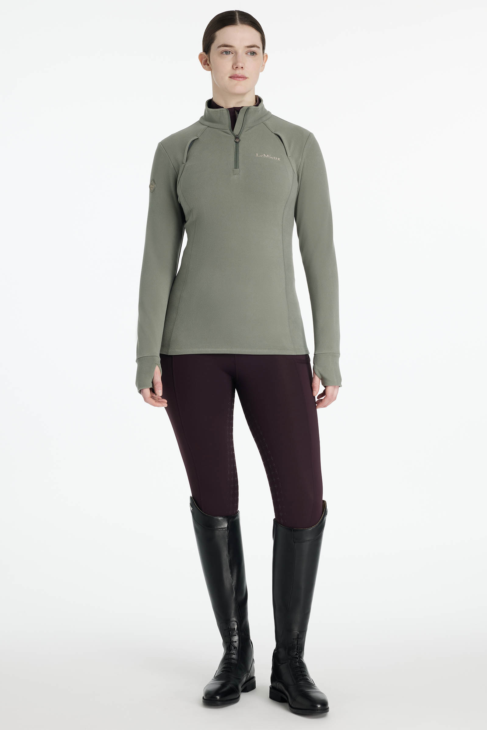 LeMieux Frances damska bluza polarowa z krótkim zamkiem